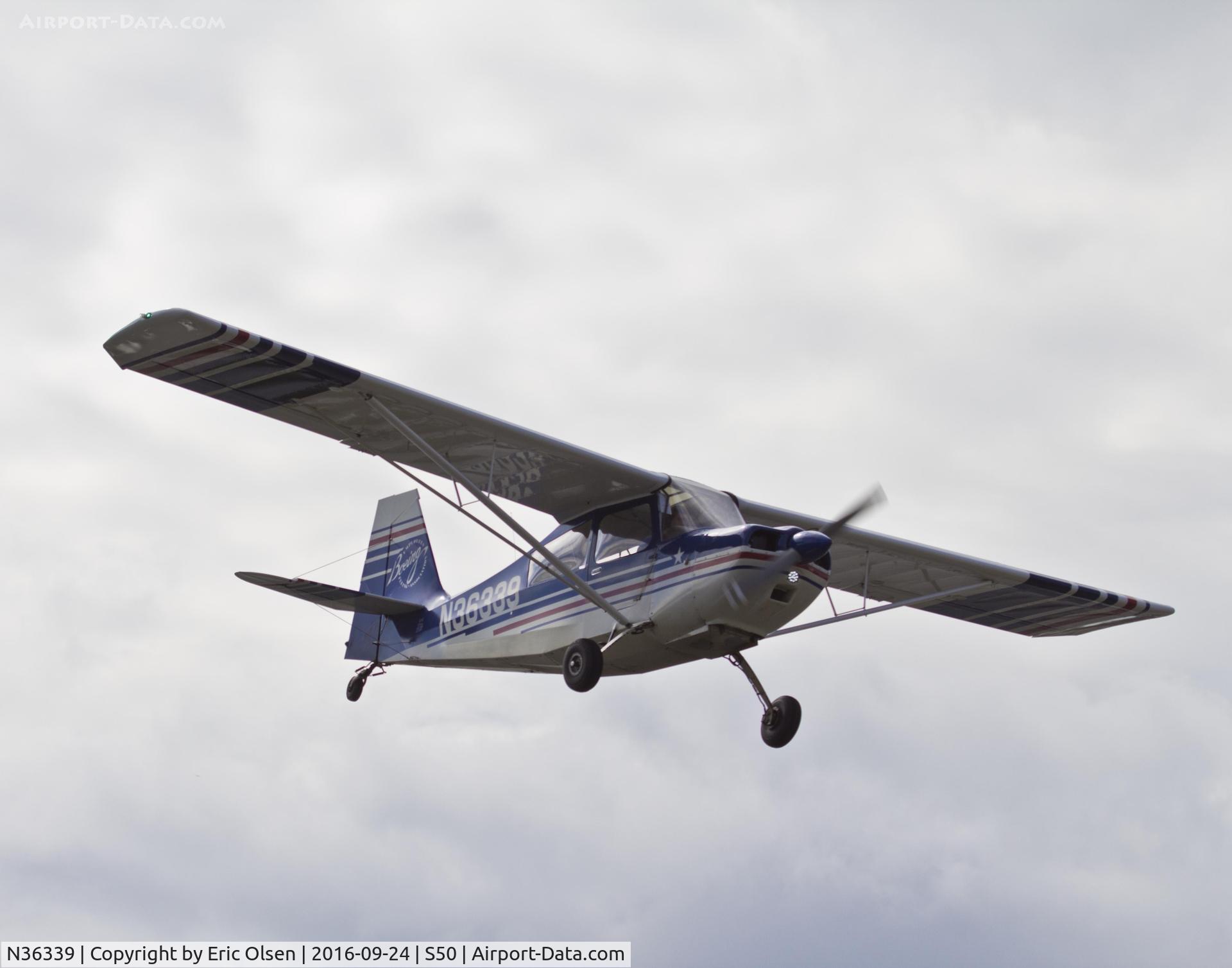 N36339, 1973 Bellanca 7KCAB Citabria C/N 388-73, Bellanca on final for S50.