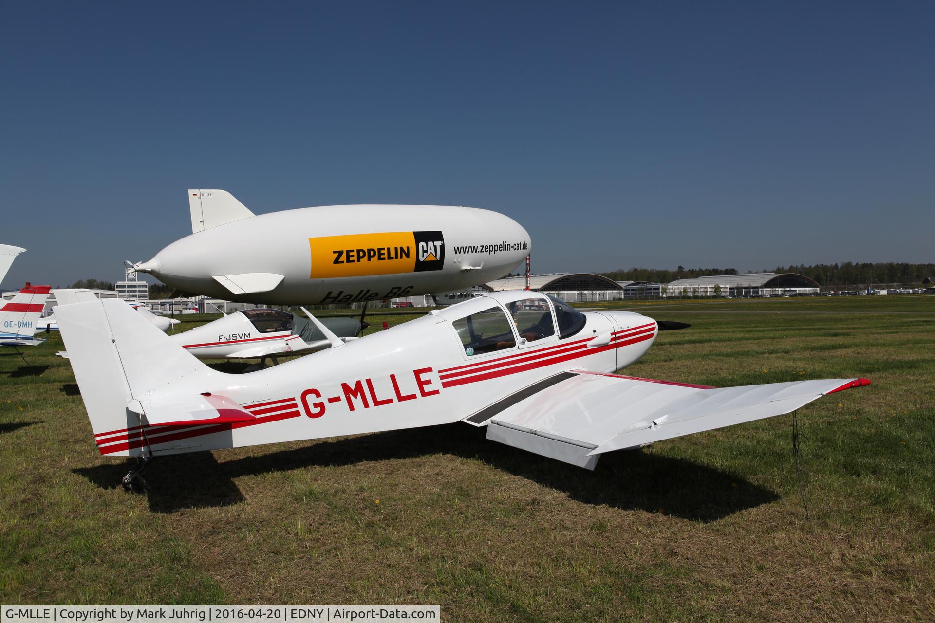 G-MLLE, 1969 Robin DR-220AB C/N 136, G-MLLE at Friedrichshafen Airport