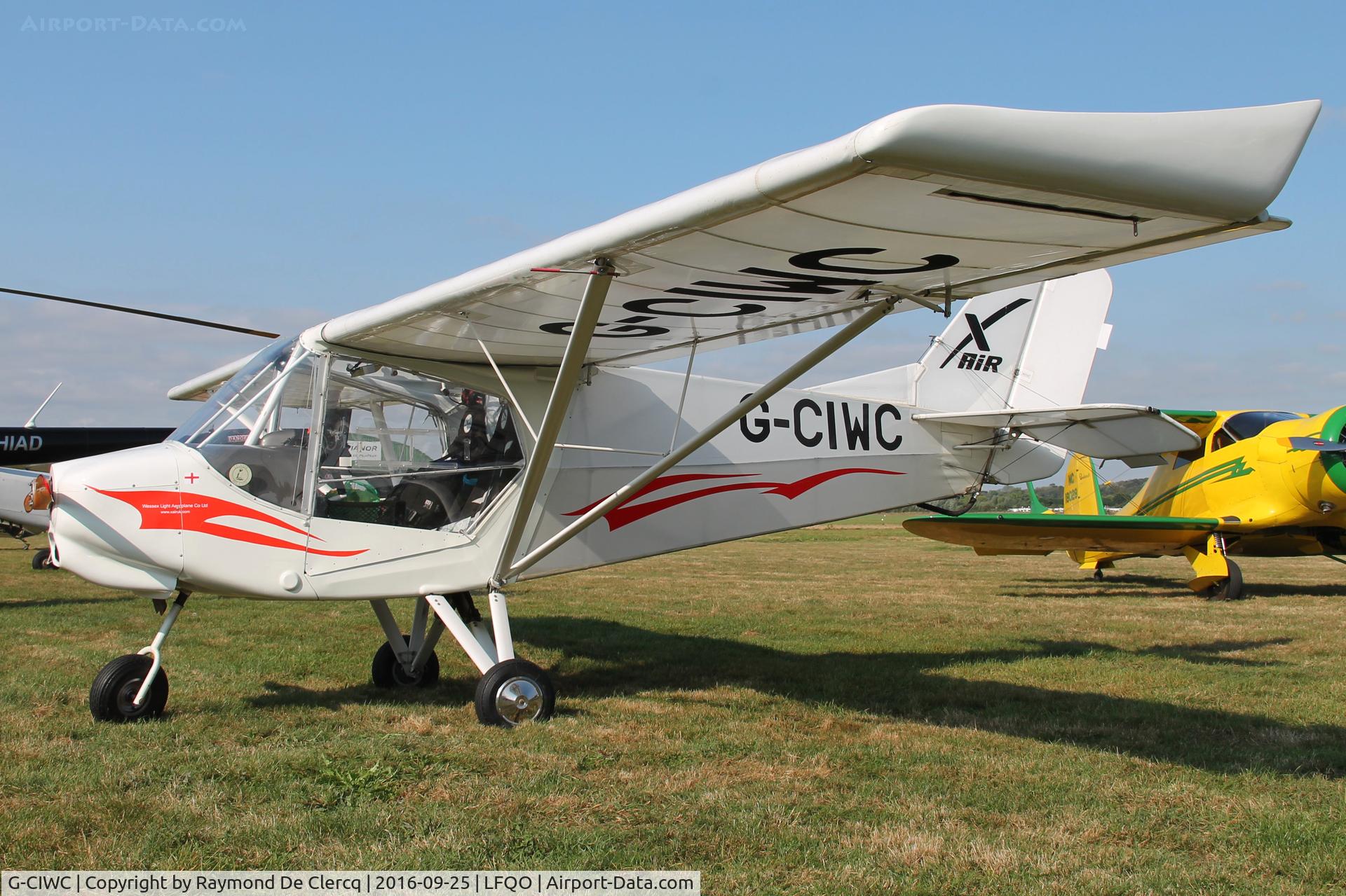 G-CIWC, 2015 Raj Hamsa X-Air Hawk C/N LAA 340-15349, Visitor at Lille-Marcq.