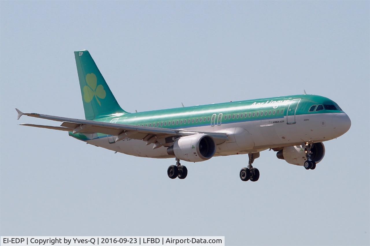 EI-EDP, 2009 Airbus A320-216 C/N 3781, Airbus A320-216, On final rwy 05, Bordeaux Mérignac airport (LFBD-BOD)