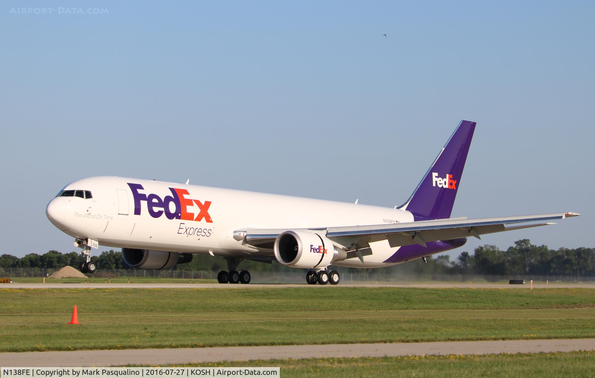 N138FE, 2016 Boeing 767-3S2F/ER C/N 43723, Boeing 767-300ER/F