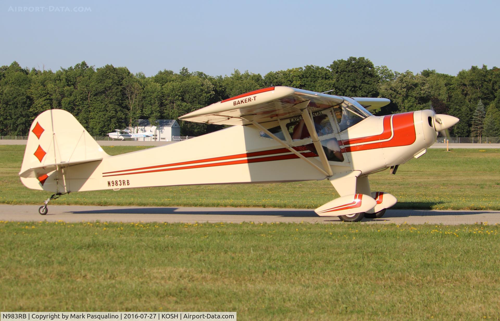 N983RB, 1990 Baker Gene Ray BAKER-T C/N 1, Baker-T