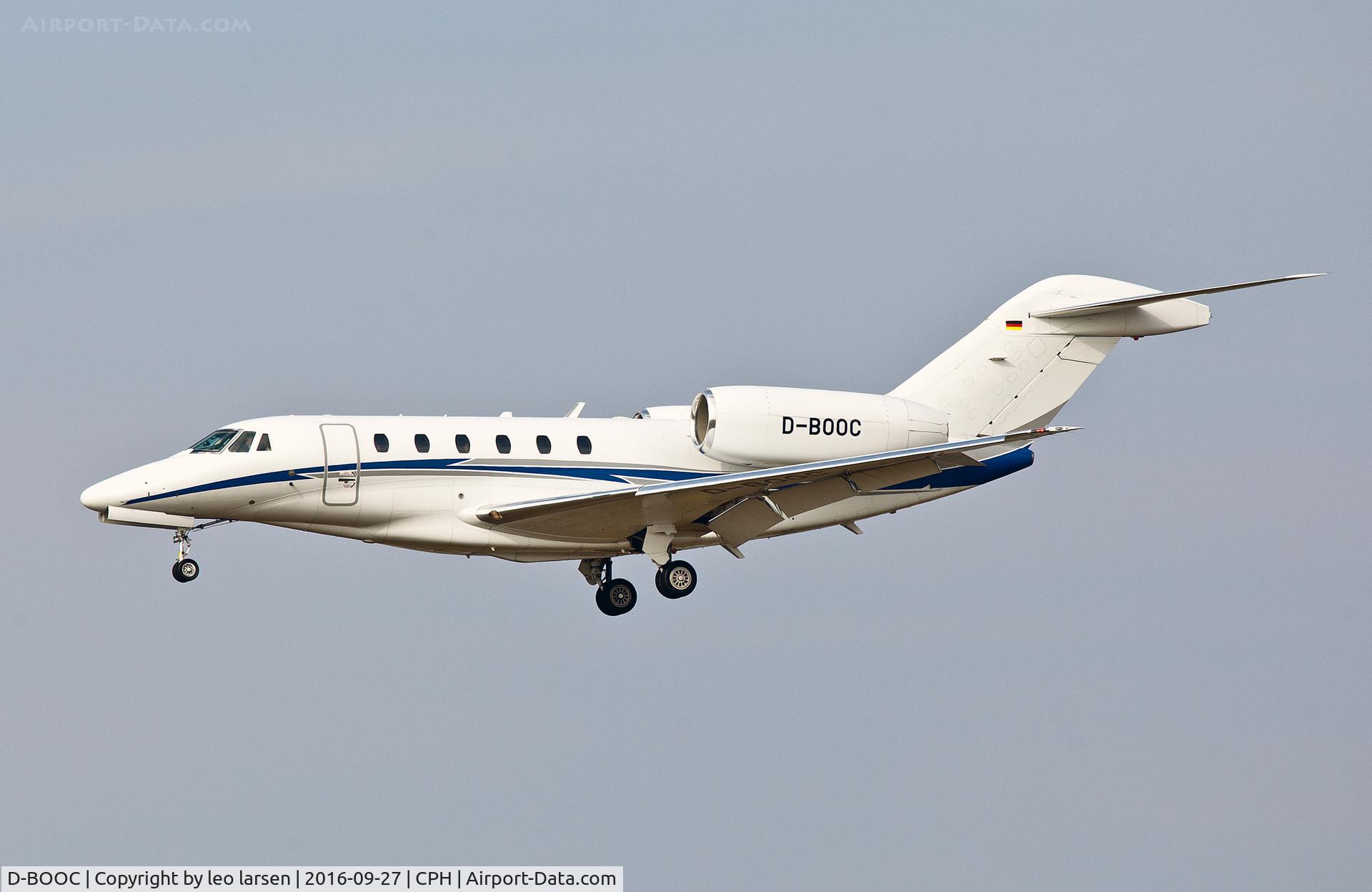 D-BOOC, 2006 Cessna 750 Citation X Citation X C/N 750-0259, Copenhagen 27.9.16