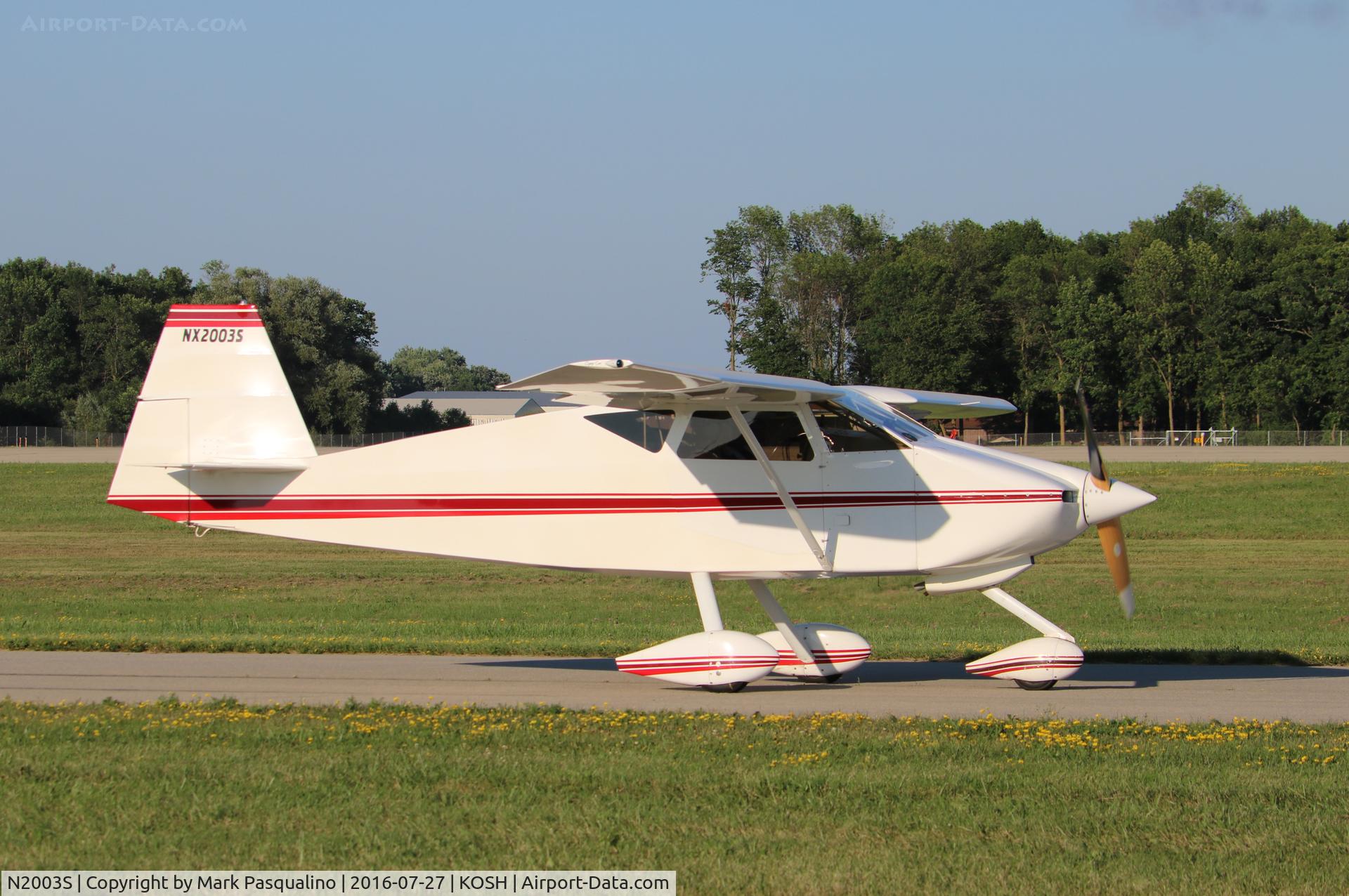 N2003S, 2002 Wittman W-8 Tailwind C/N 1140, Tailwind