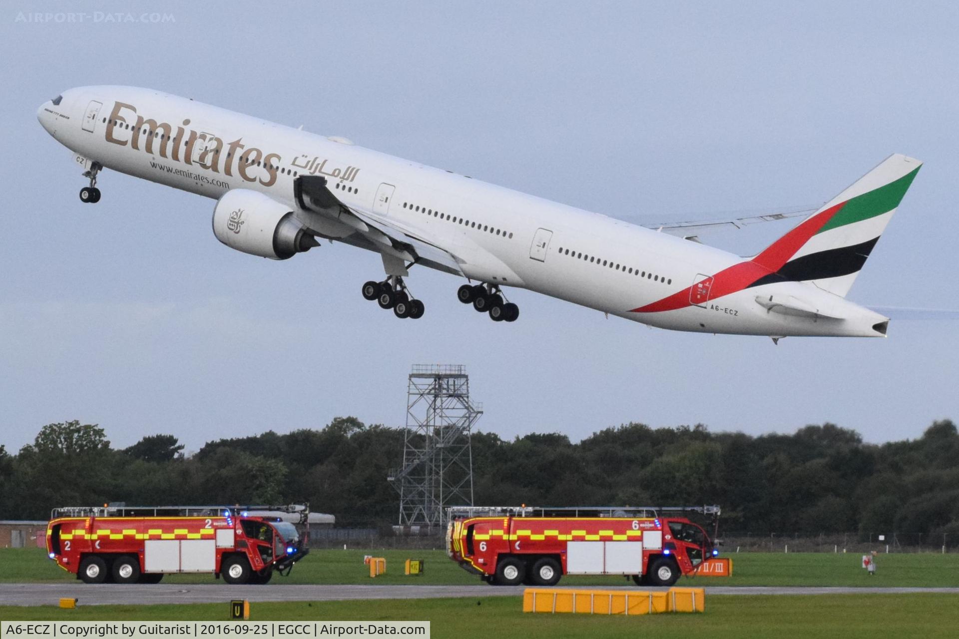 A6-ECZ, 2010 Boeing 777-31H/ER C/N 38983, At Manchester