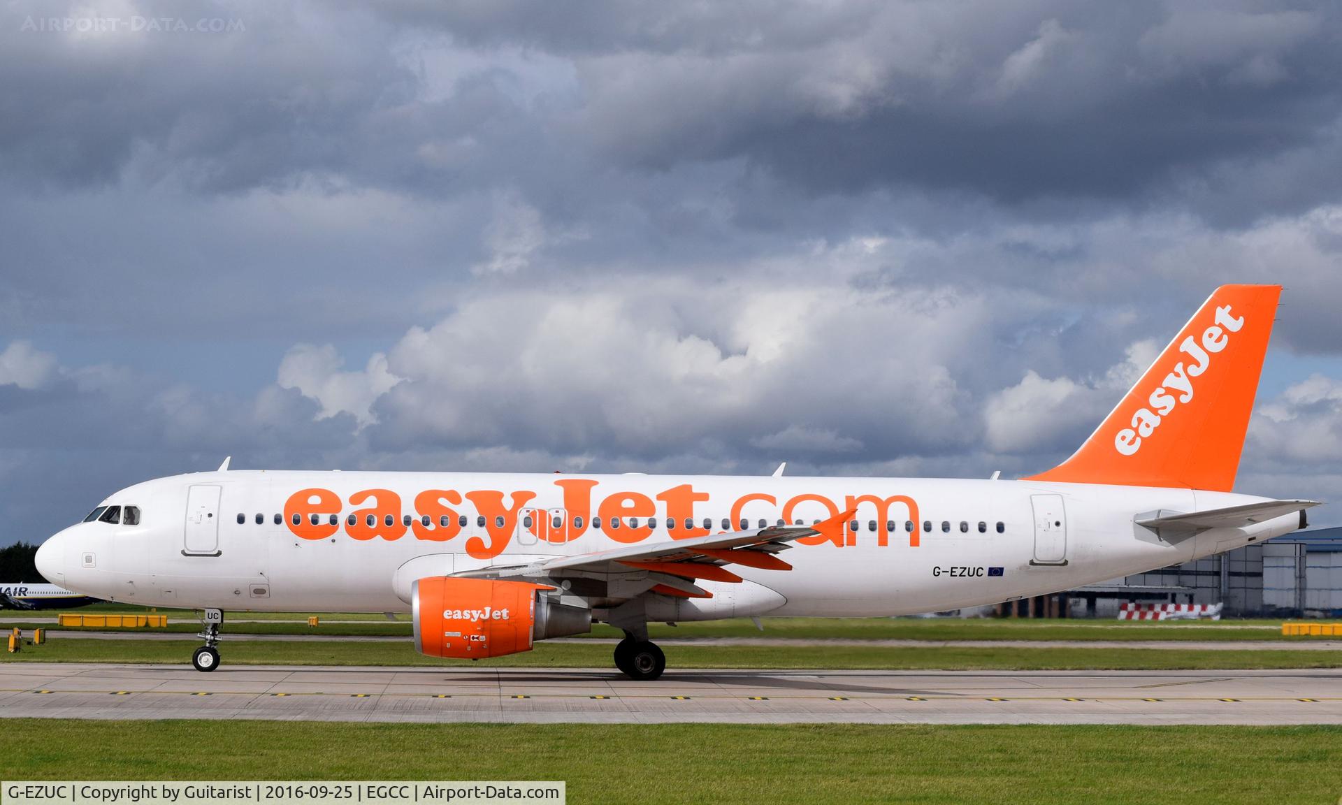 G-EZUC, 2011 Airbus A320-214 C/N 4591, At Manchester