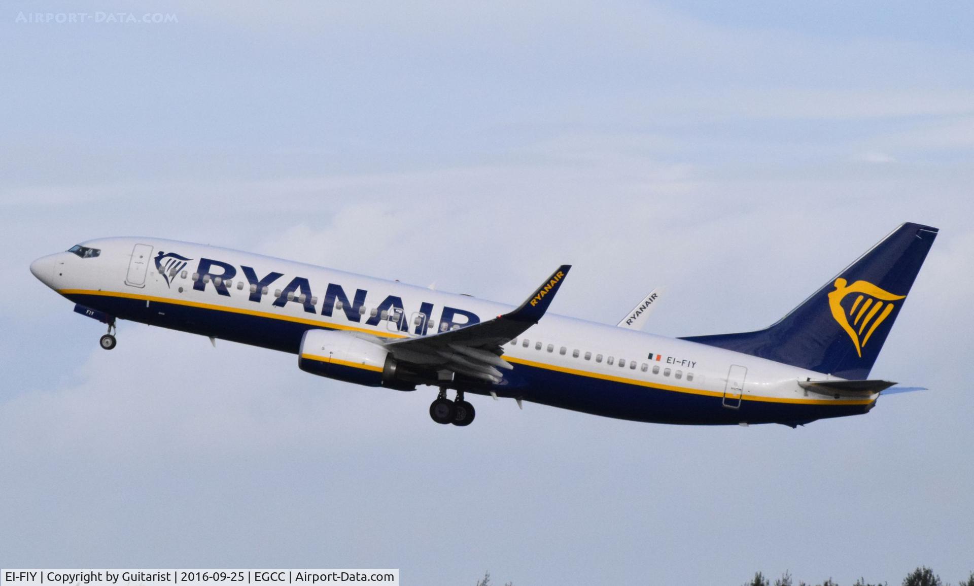 EI-FIY, 2015 Boeing 737-8AS C/N 44707, At Manchester