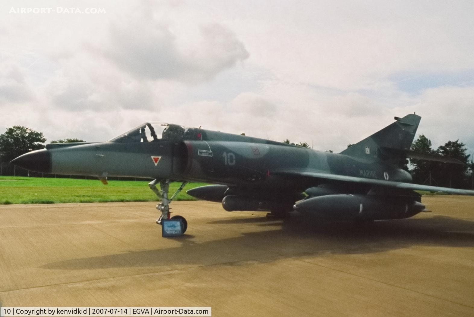 10, Dassault Super Etendard C/N 10, On static display at 2007 RIAT.