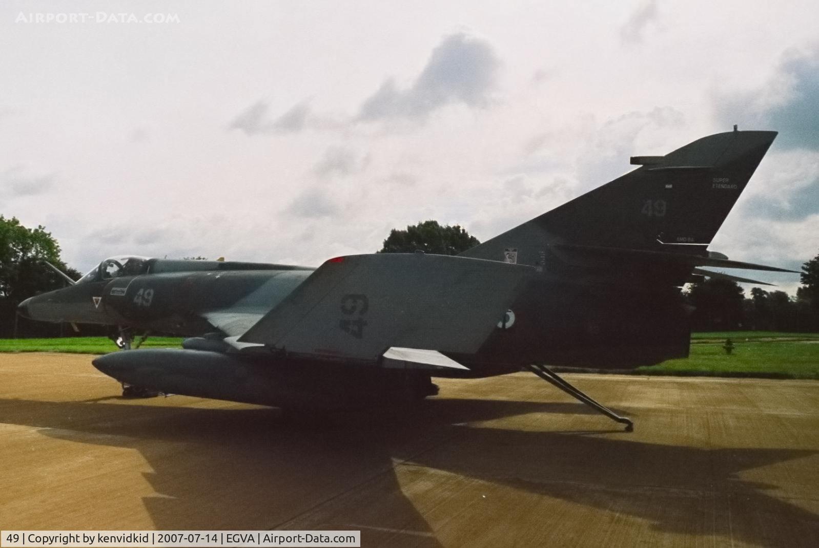 49, Dassault Super Etendard C/N 50, On static display at 2007 RIAT.