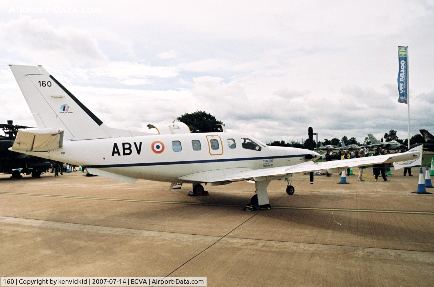 160, 2000 Socata TBM-700 C/N 160, On static display at 2007 RIAT.