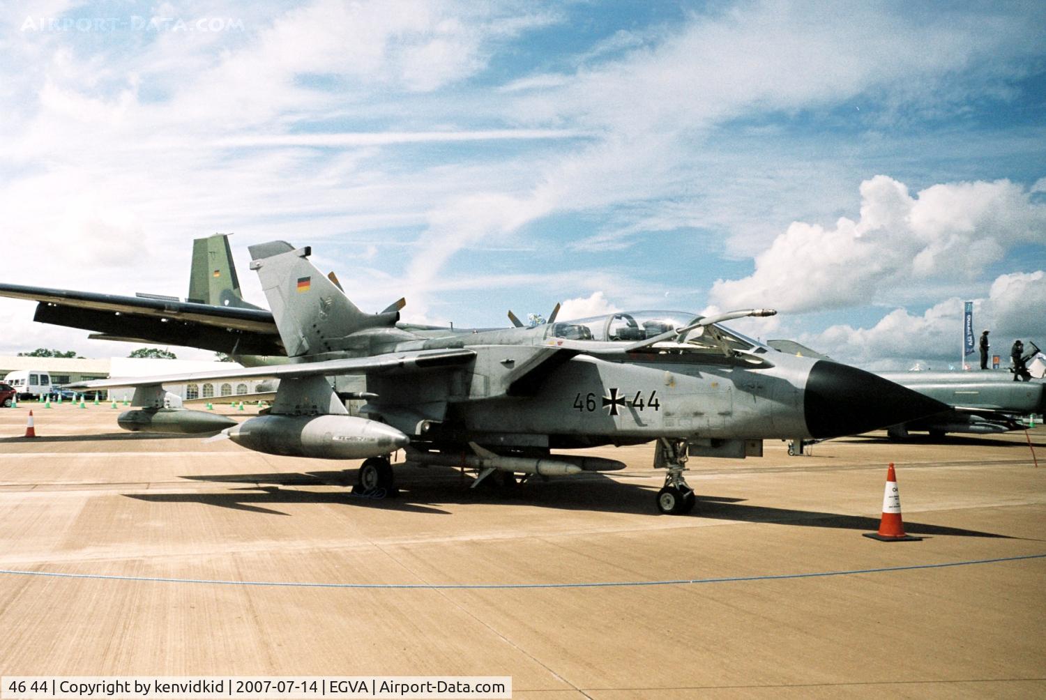 46 44, Panavia Tornado ECR C/N 871/GS277/4344, On static display at 2007 RIAT.