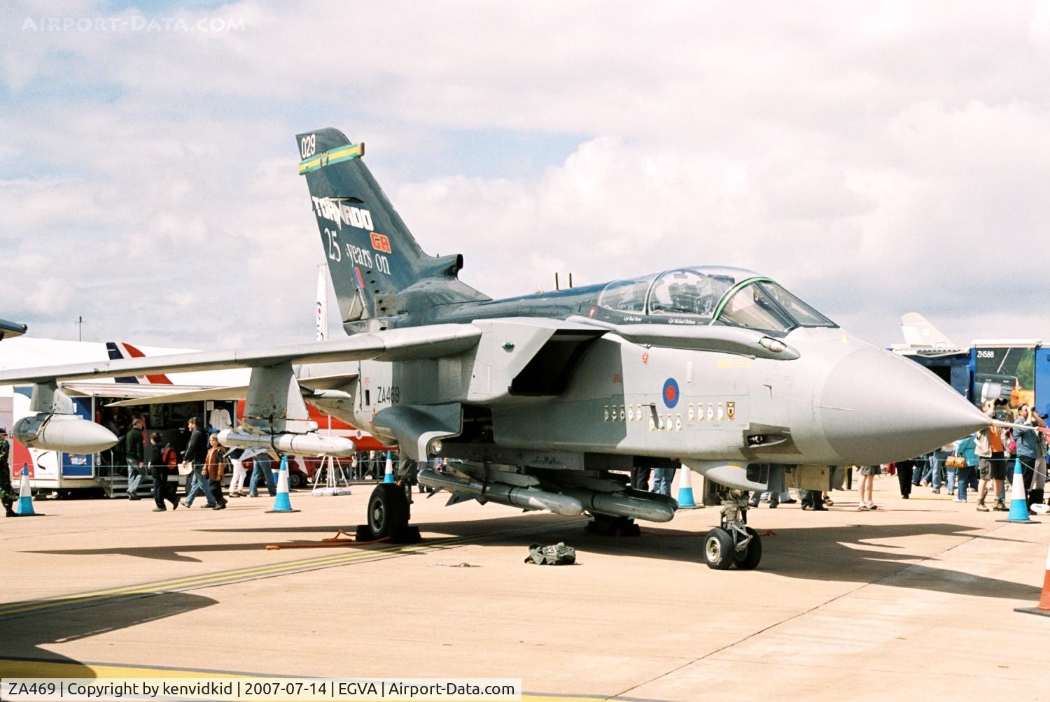 ZA469, 1983 Panavia Tornado GR.4 C/N 288/BS099/3135, On static display at 2007 RIAT.