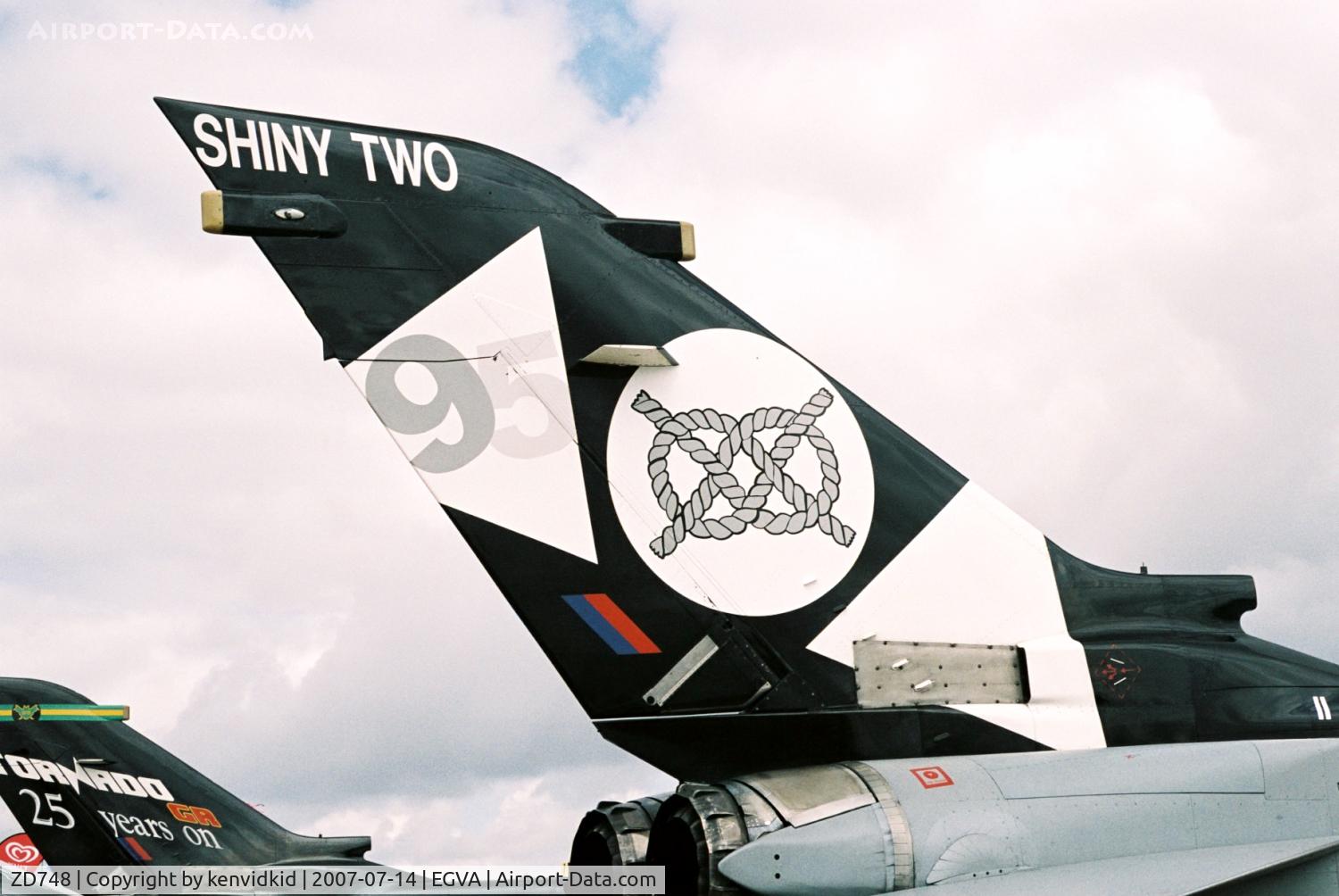 ZD748, 1984 Panavia Tornado GR.4 C/N 382/BS129/3176, On static display at 2007 RIAT.