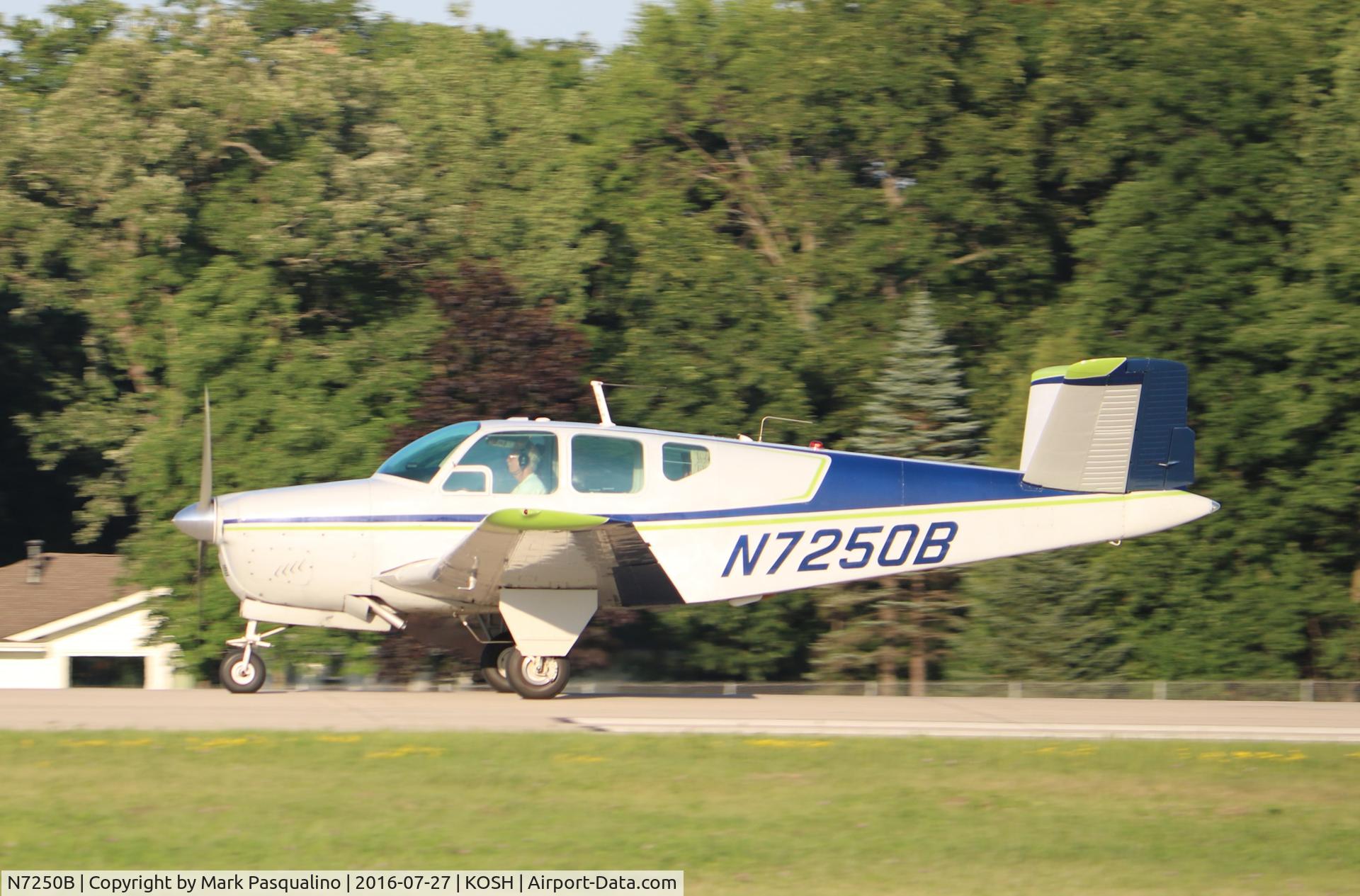 N7250B, 1958 Beech J35 Bonanza C/N D-5586, Beech J35