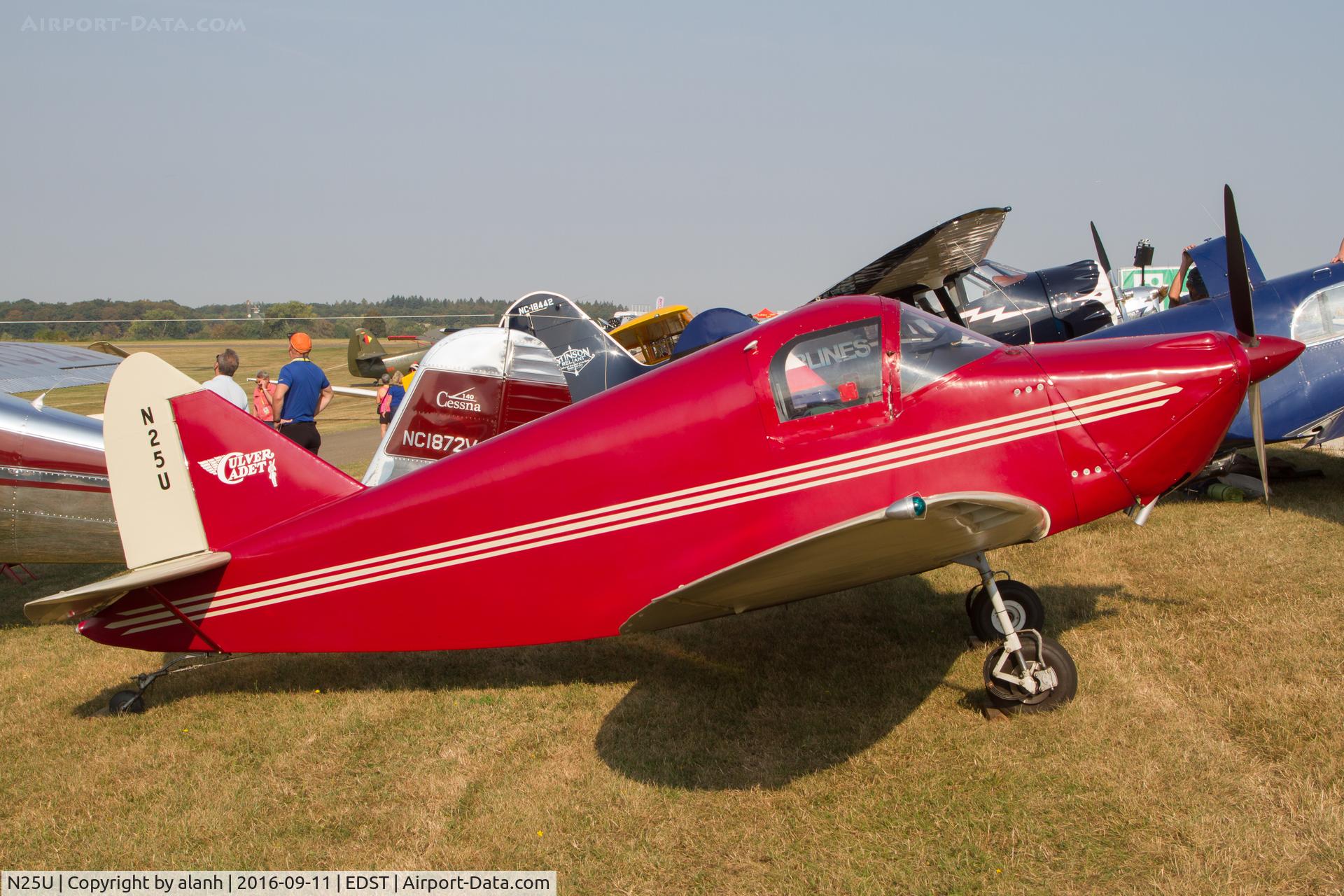 N25U, 1941 Culver LFA C/N 249, On the flightline at the 2016 Hahnweide Oldtimer Fliegertreffen
