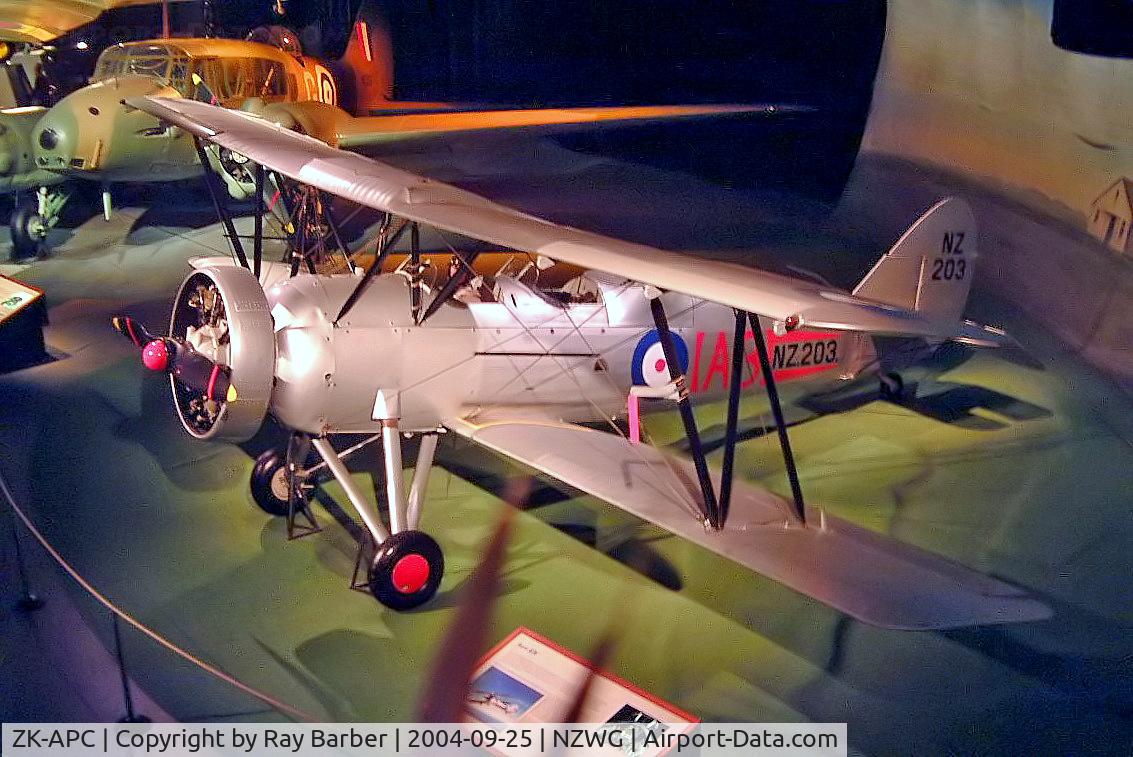 ZK-APC, 1935 Avro 626 Prefect C/N 811, Avro 626 Prefect [811] (Ex Royal New Zealand Air Force) Wigram~ZK 25/09/2004. Also wears marks NZ203.