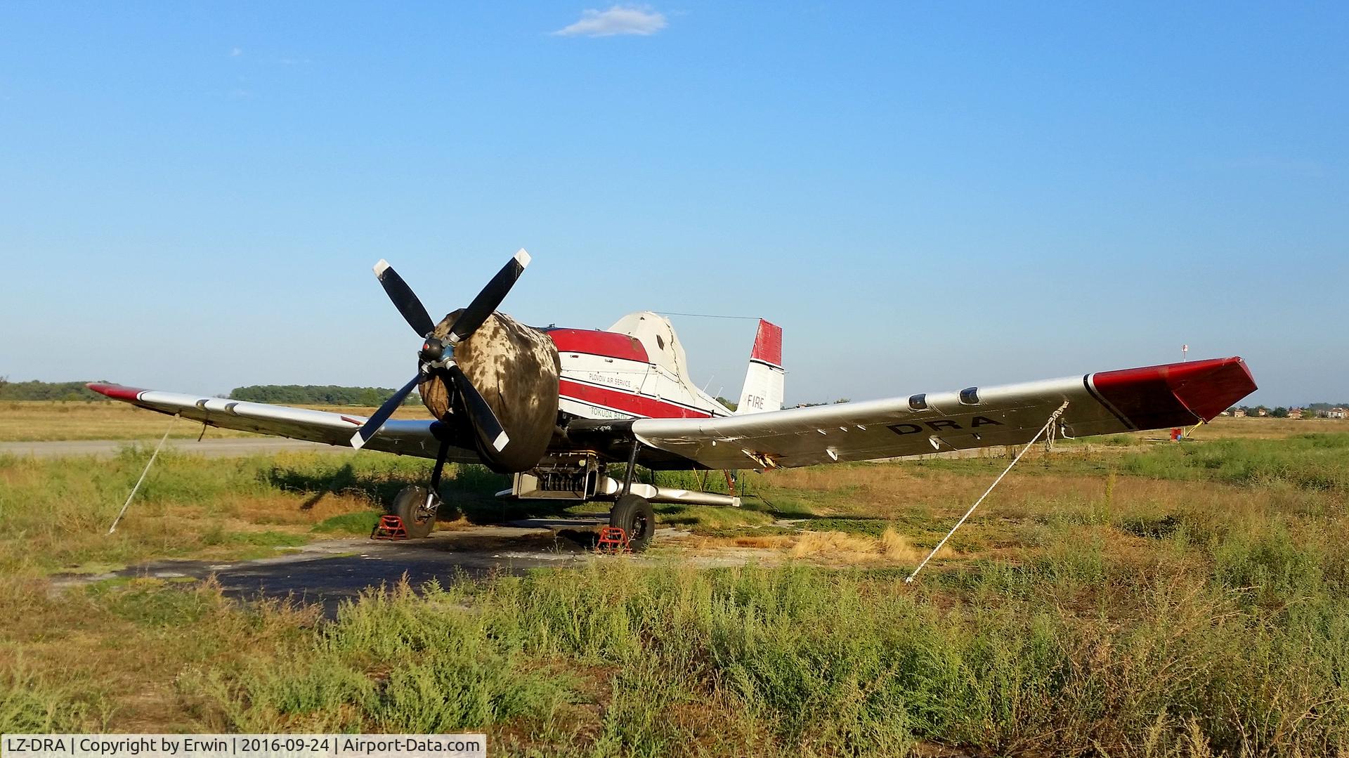 LZ-DRA, 1989 PZL-Mielec M-18A Dromader C/N 1Z02026, Photo taken at Voysil airstrip, Bulgaria