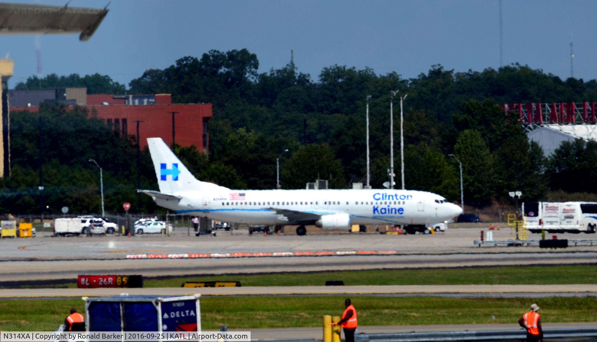 N314XA, 1991 Boeing 737-484 C/N 25314, Clinton-Kaine Aircraft Atlanta
