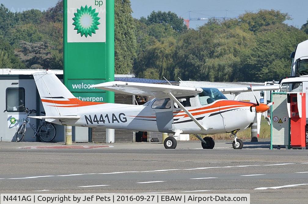 N441AG, 1984 Cessna 172P C/N 17276091, At Antwerp Airport.