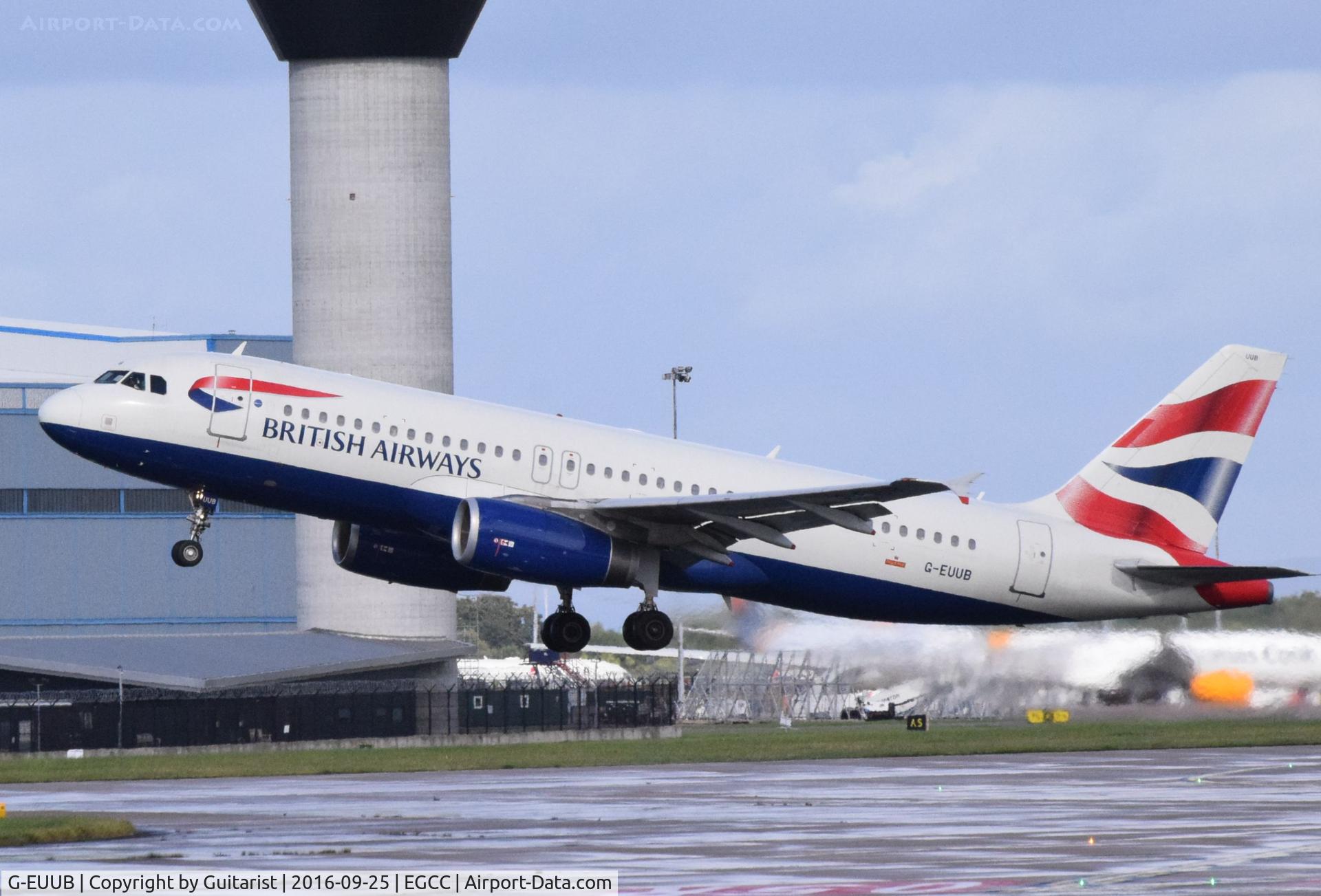 G-EUUB, 2002 Airbus A320-232 C/N 1689, At Manchester