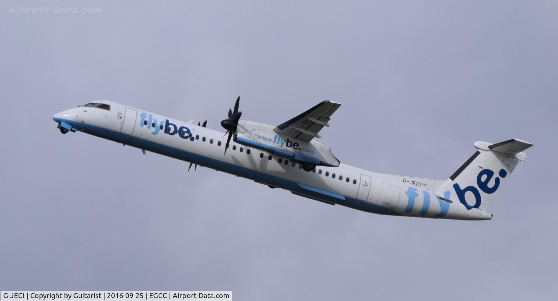 G-JECI, 2005 De Havilland Canada DHC-8-402Q Dash 8 C/N 4105, At Manchester