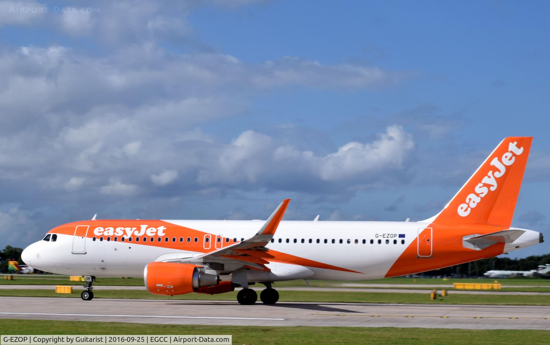 G-EZOP, 2015 Airbus A320-214 C/N 6633, At Manchester