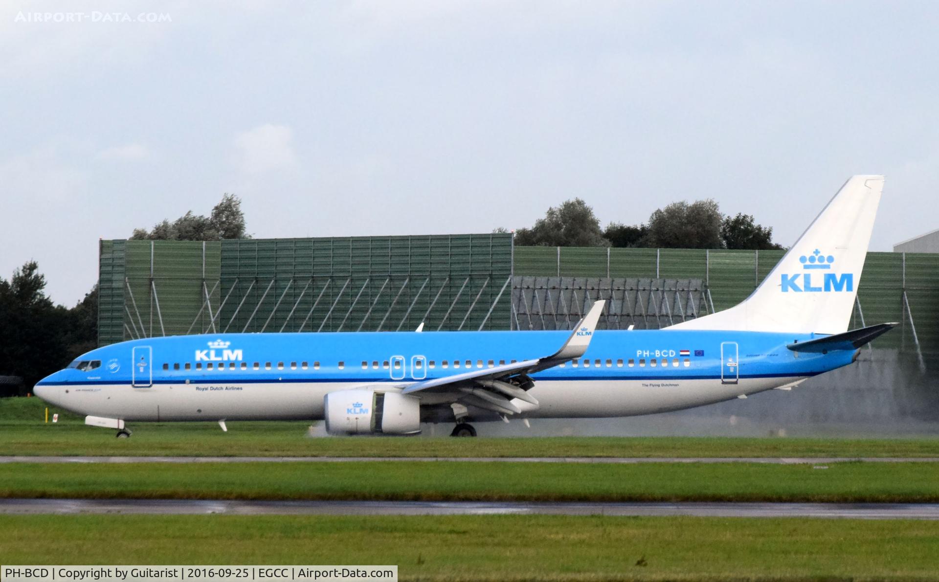 PH-BCD, 2013 Boeing 737-8K2 C/N 42149, At Manchester
