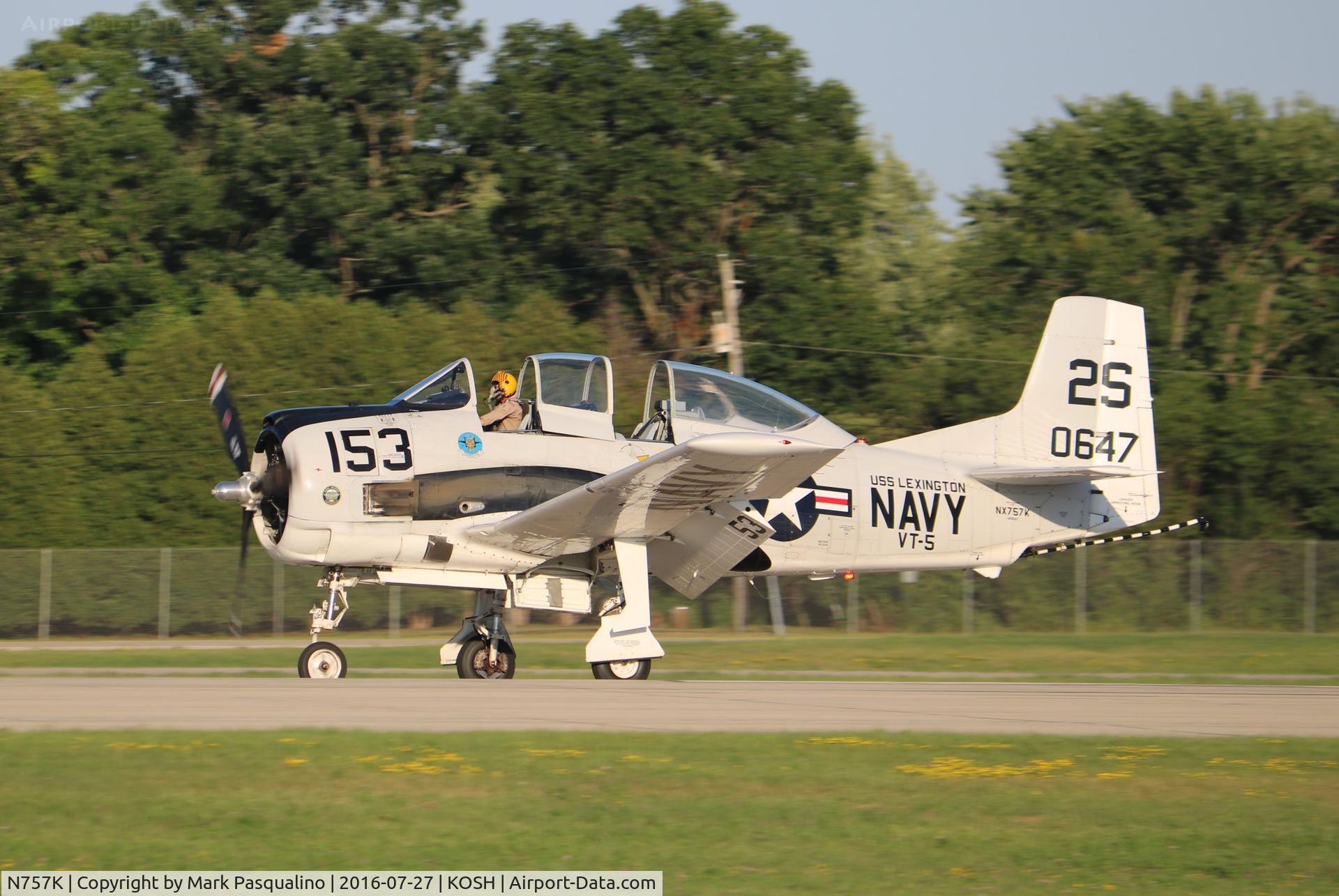 N757K, 1954 North American T-28C Trojan C/N 226-224 (140647), North American T-28C