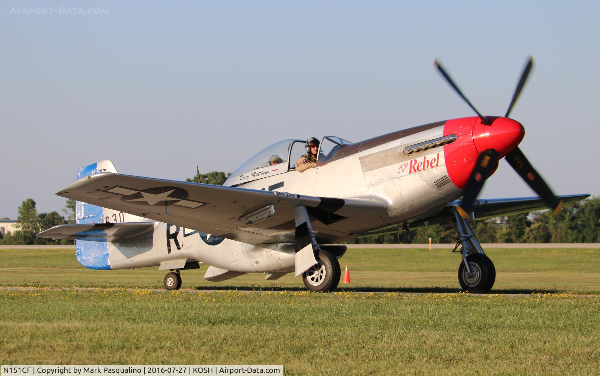 N151CF, 1944 North American P-51D Mustang C/N 44-84933N, North American P-51D