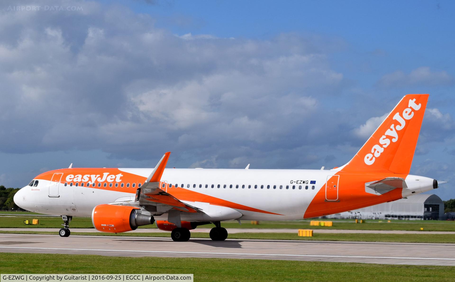 G-EZWG, 2012 Airbus A320-214 C/N 5318, At Manchester