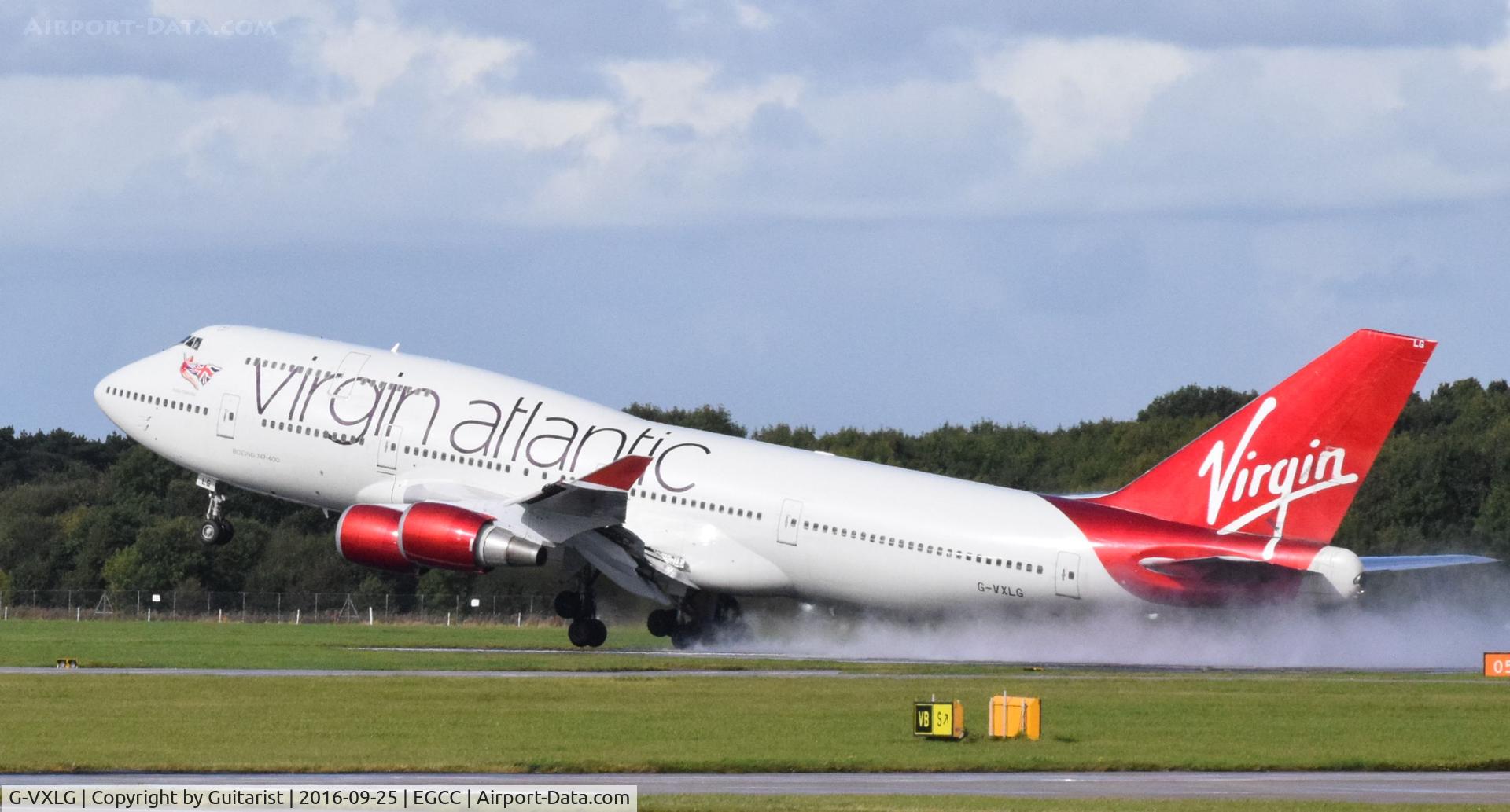 G-VXLG, 1998 Boeing 747-41R C/N 29406, At Manchester