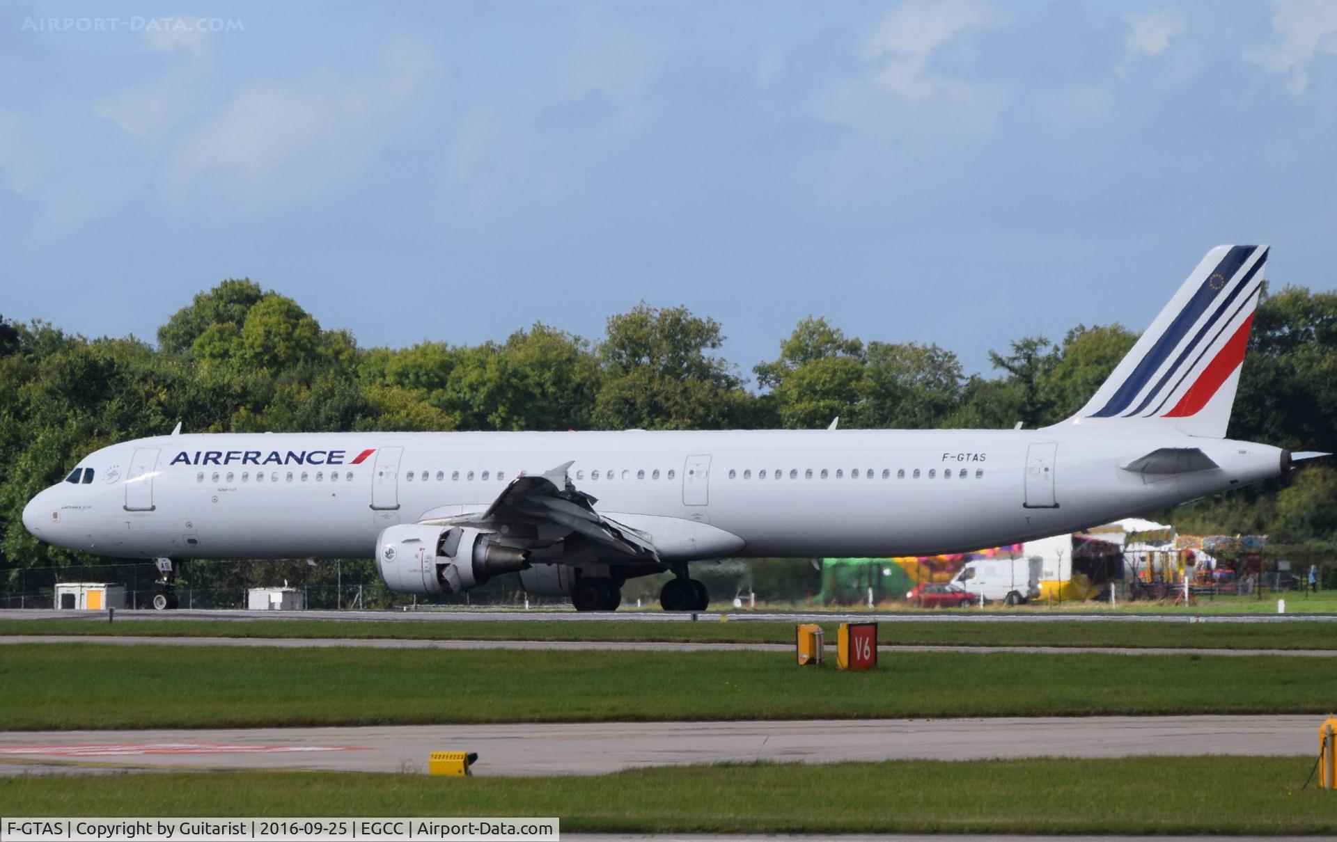 F-GTAS, 2008 Airbus A321-212 C/N 3419, At Manchester