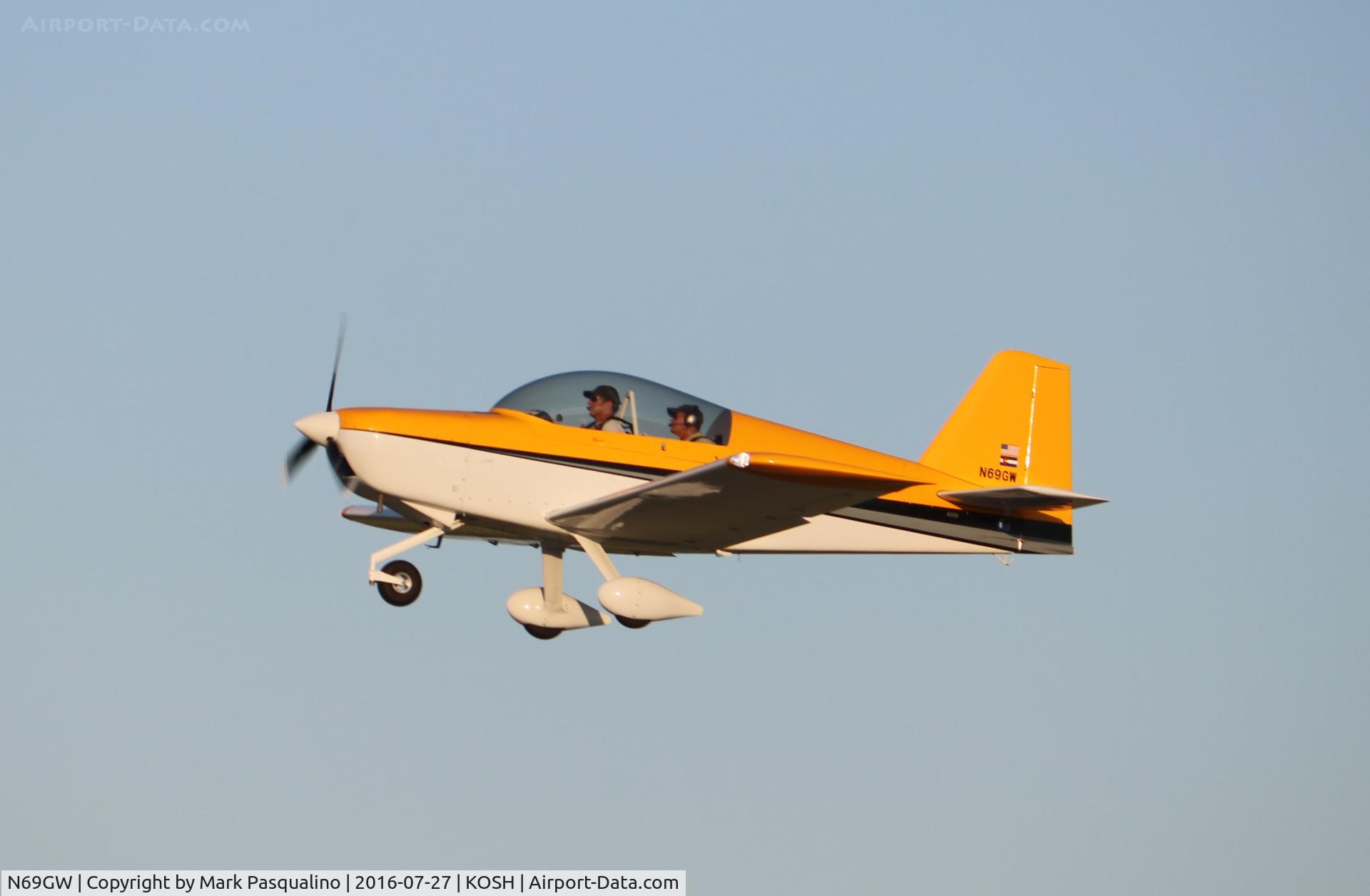 N69GW, 2016 Vans RV-6? C/N 001, Xplane 1