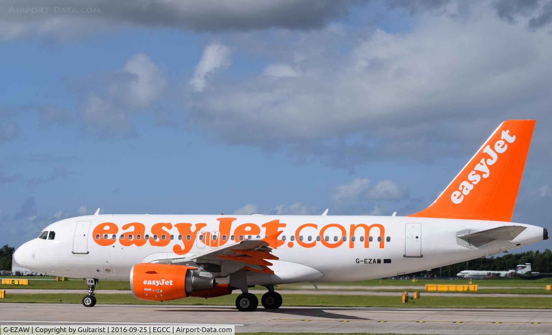 G-EZAW, 2006 Airbus A319-111 C/N 2812, At Manchester
