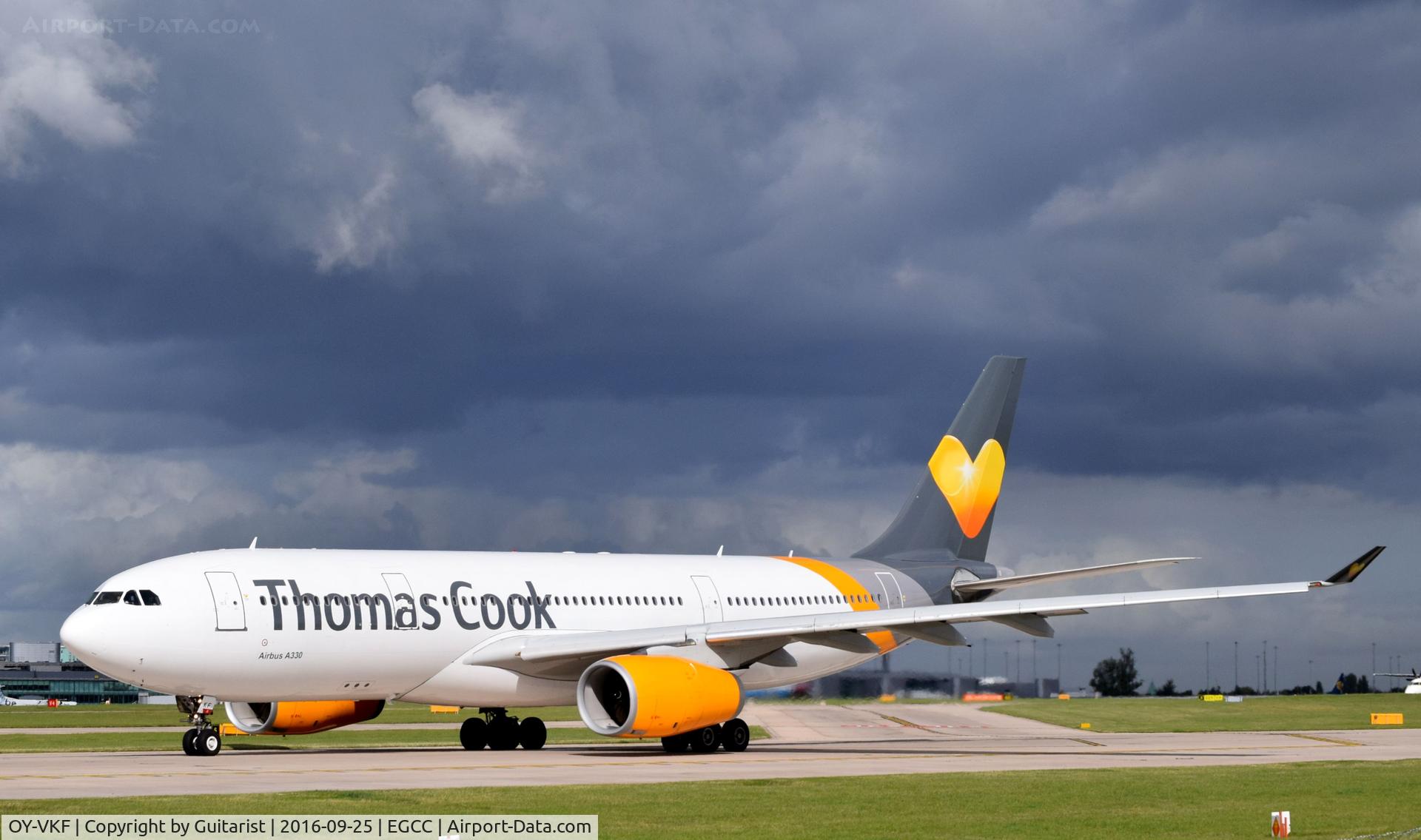 OY-VKF, 1999 Airbus A330-243 C/N 309, At Manchester