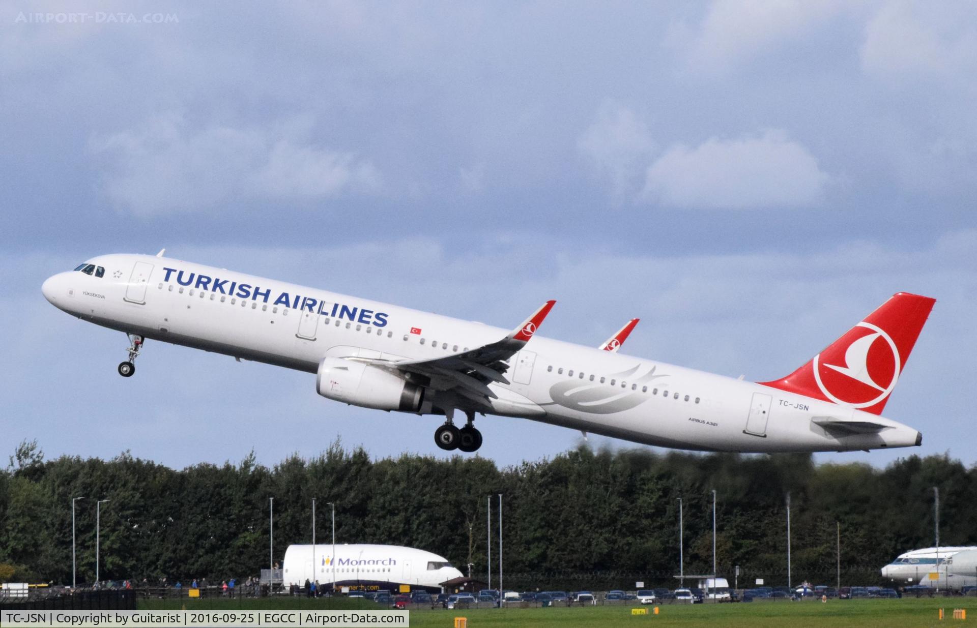 TC-JSN, 2015 Airbus A321-231 C/N 6508, At Manchester