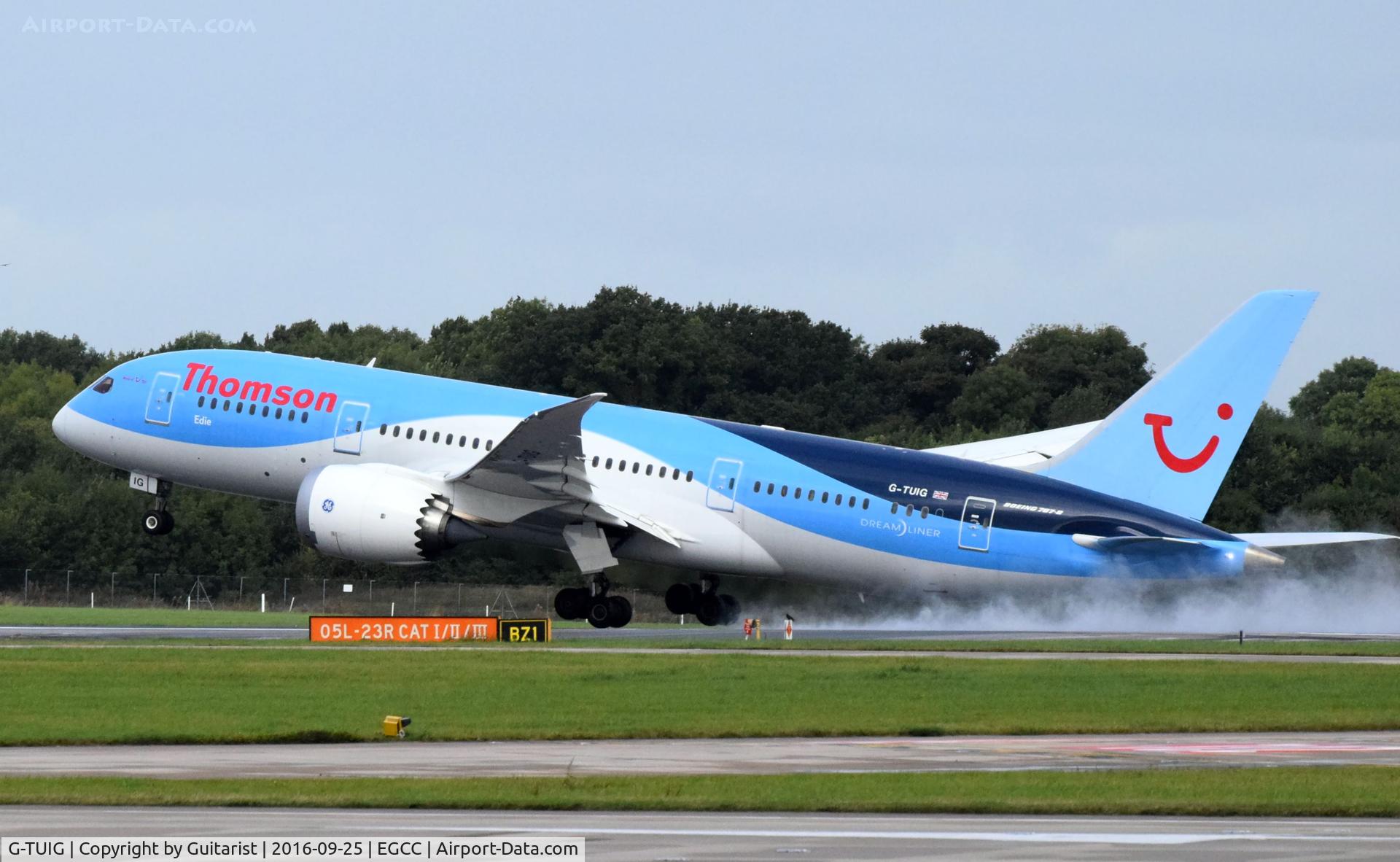 G-TUIG, 2015 Boeing 787-8 Dreamliner C/N 36426, At Manchester