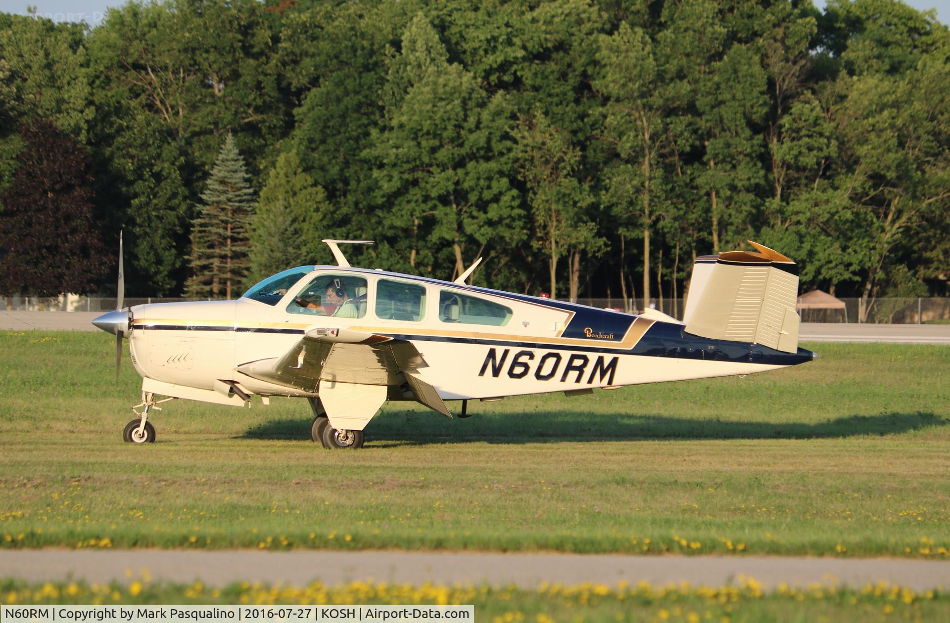 N60RM, 1977 Beech V35B Bonanza C/N D-10048, Beech V35B