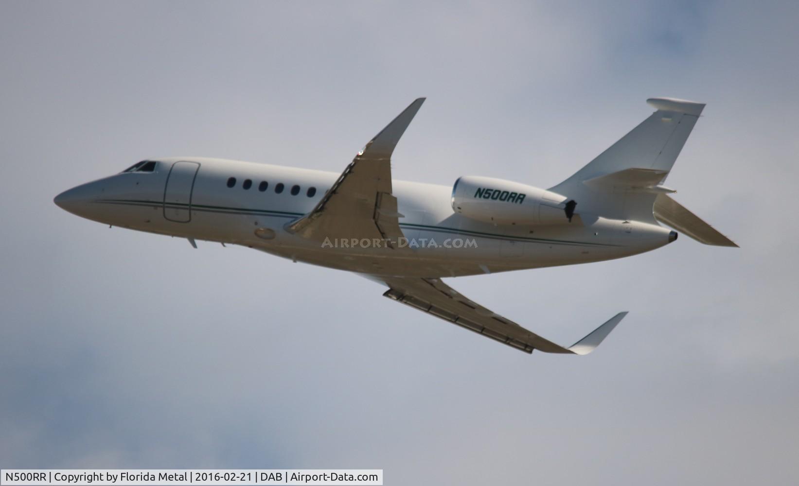 N500RR, 2008 Dassault Falcon 2000EX C/N 156, Believed to be associated with NASCAR somehow, leaving Daytona 500