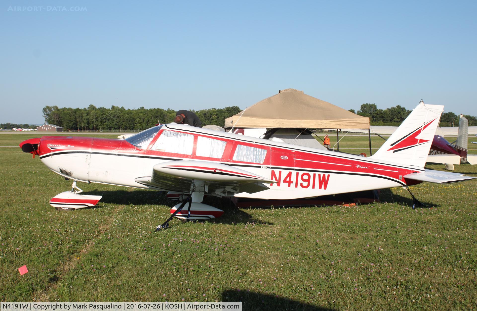N4191W, 1967 Piper PA-32-300 Cherokee Six C/N 32-40276, Piper PA-32-300