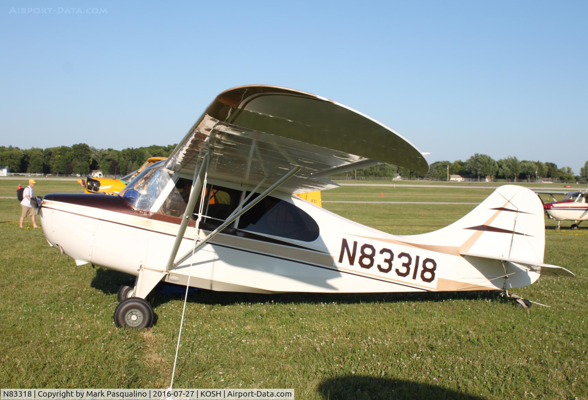 N83318, 1946 Champion 7AC C/N 7AC-1985, Aeronca 7AC