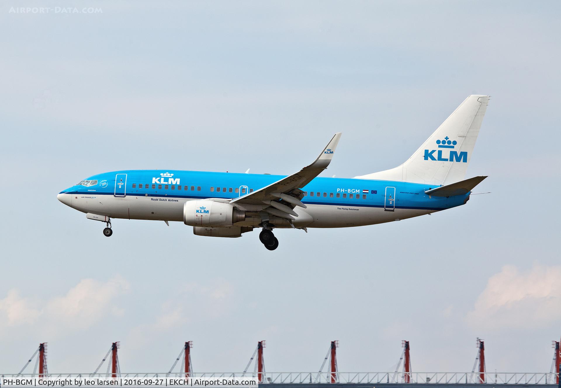 PH-BGM, 2011 Boeing 737-7K2 C/N 39255, Copenhagen 27.9.16