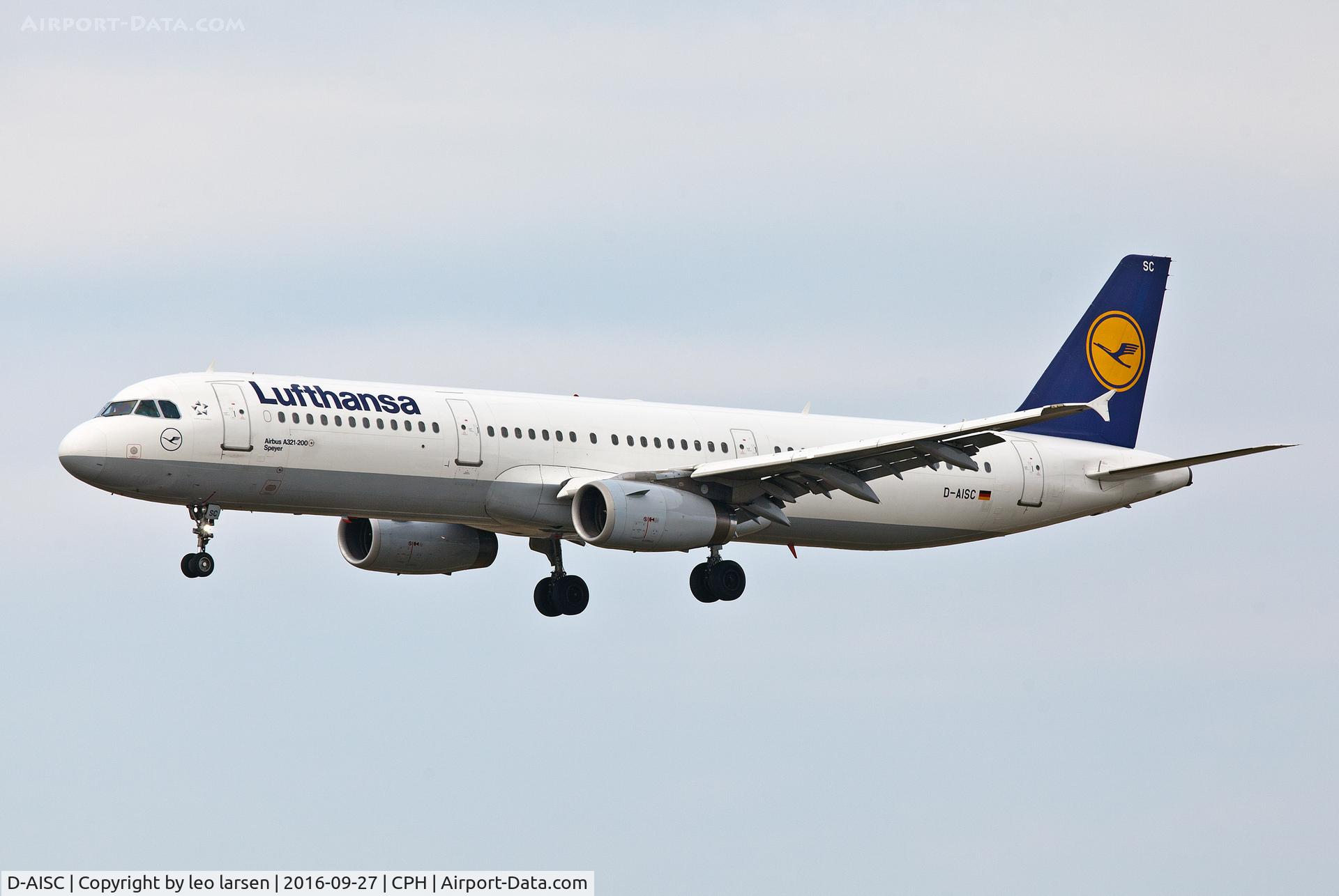 D-AISC, 1999 Airbus A321-231 C/N 1161, Copenhagen 28.9.16