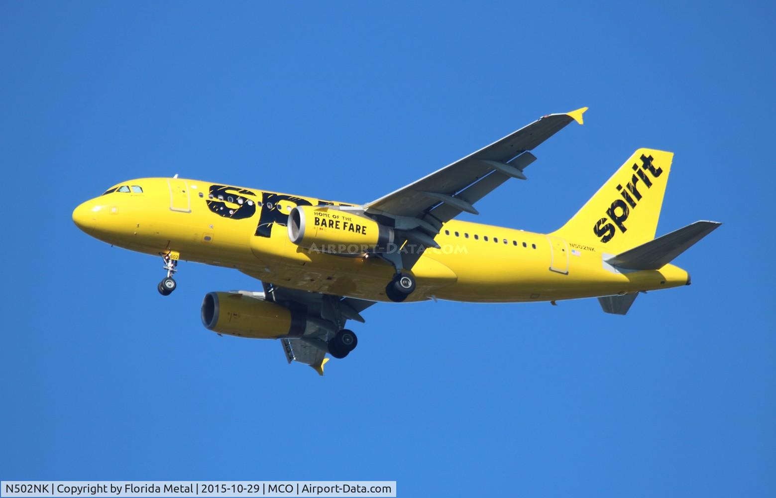 N502NK, 2005 Airbus A319-132 C/N 2433, Spirit