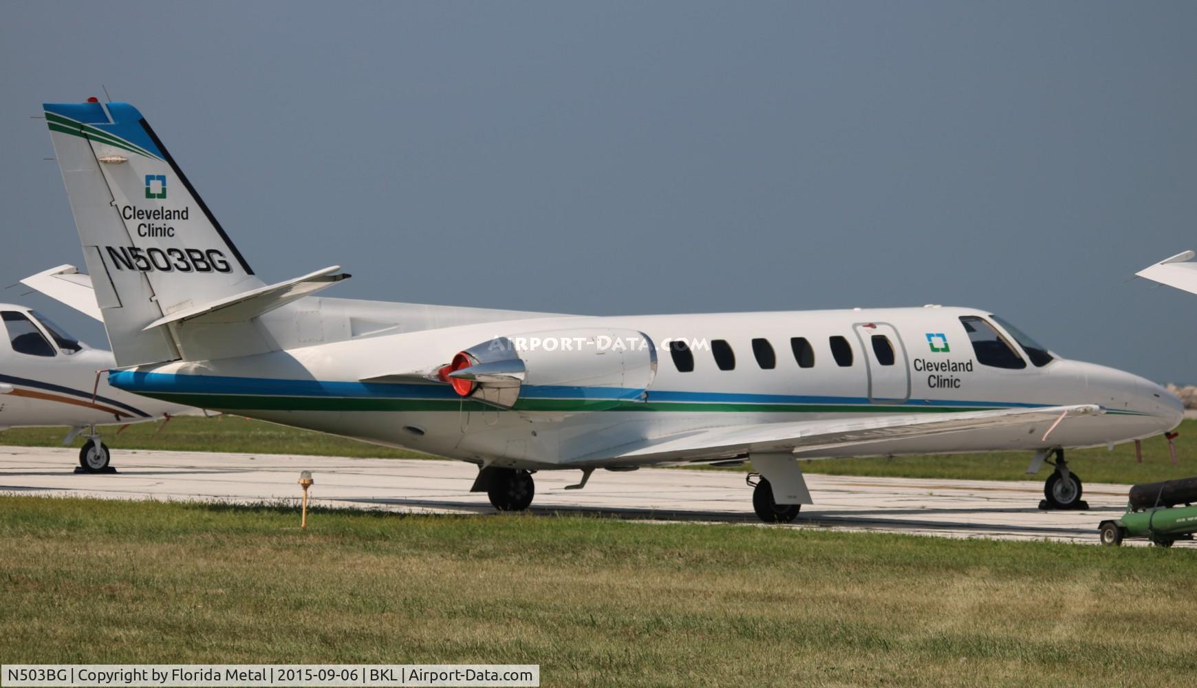 N503BG, 1982 Cessna 550 Citation II C/N 550-0414, Medevac Citation 550 Cleveland Clinic