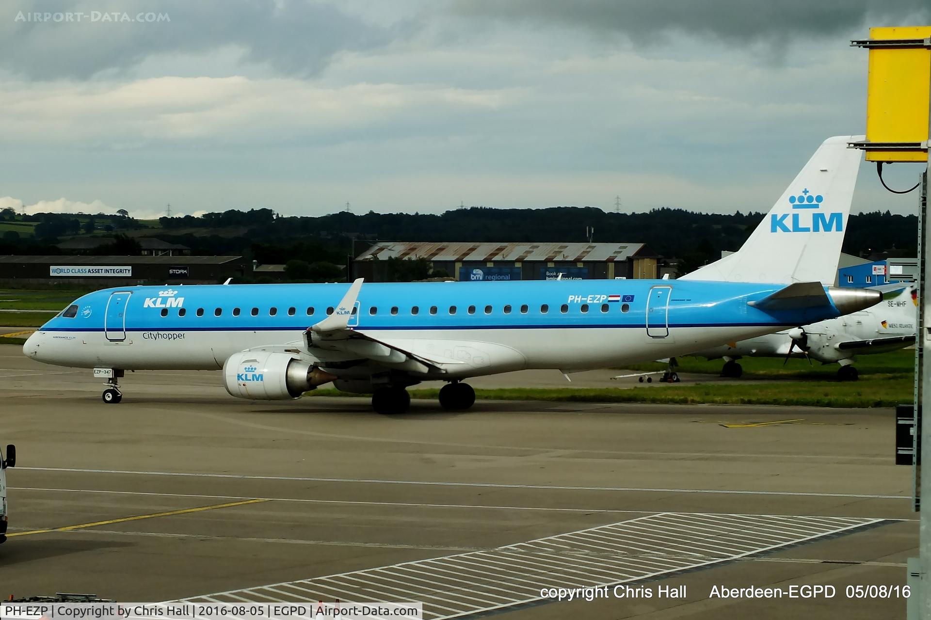 PH-EZP, 2010 Embraer 190LR (ERJ-190-100LR) C/N 19000347, KLM Cityhopper