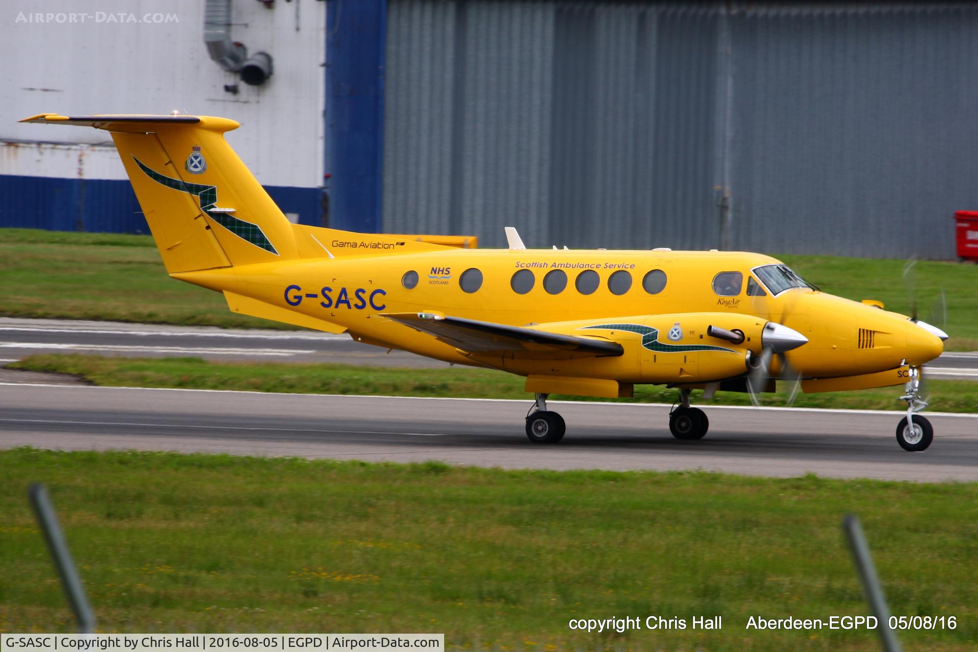 G-SASC, 2005 Raytheon B200C King Air C/N BL-150, Scottish Ambulance Service