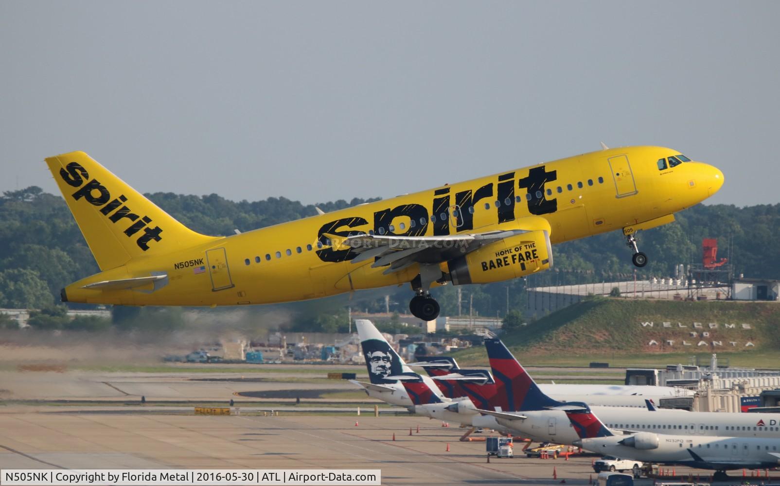 N505NK, 2005 Airbus A319-132 C/N 2485, Spirit A319