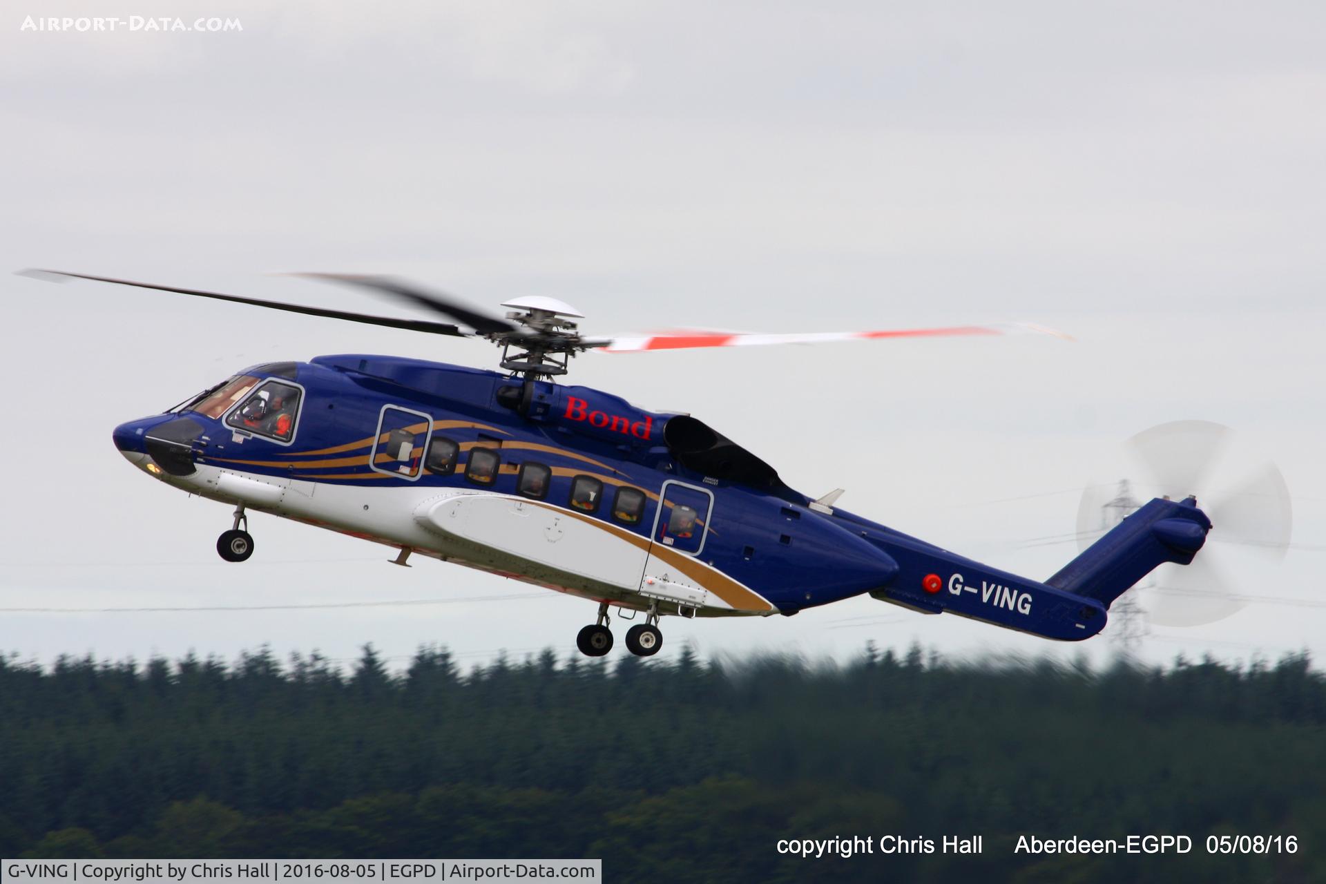 G-VING, 2013 Sikorsky S-92A C/N 920207, Bond Offshore Helicopters