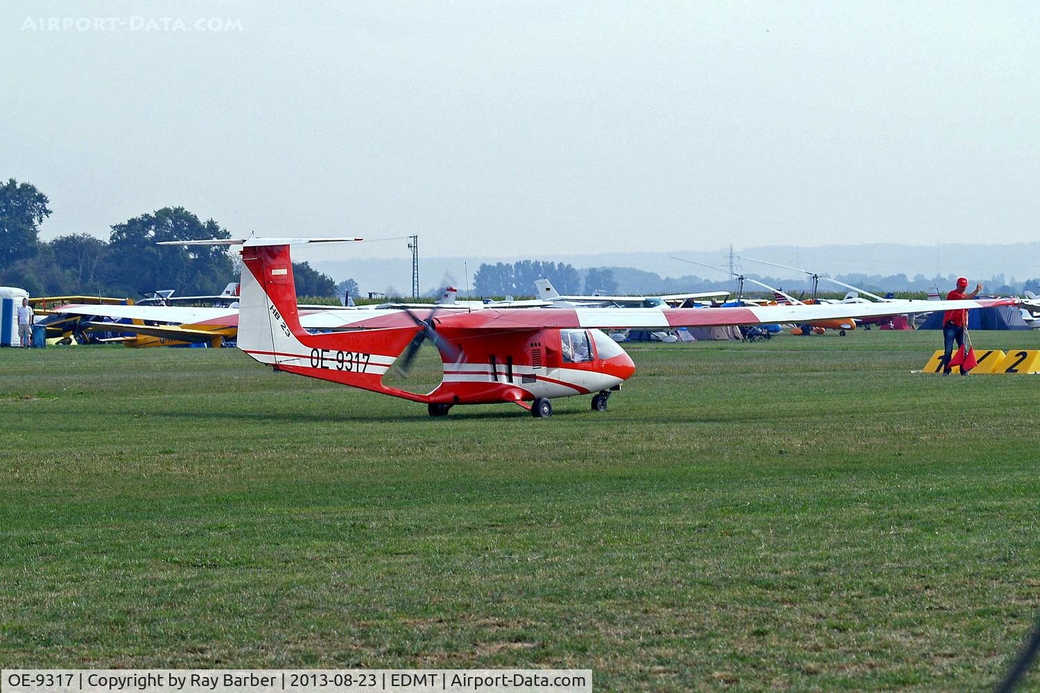 OE-9317, Brditschka HB-23/2400 Hobbyliner C/N 23038, Brditschka HB-23/2400 Hobbyliner [23038] Tannheim~D 23/08/2013